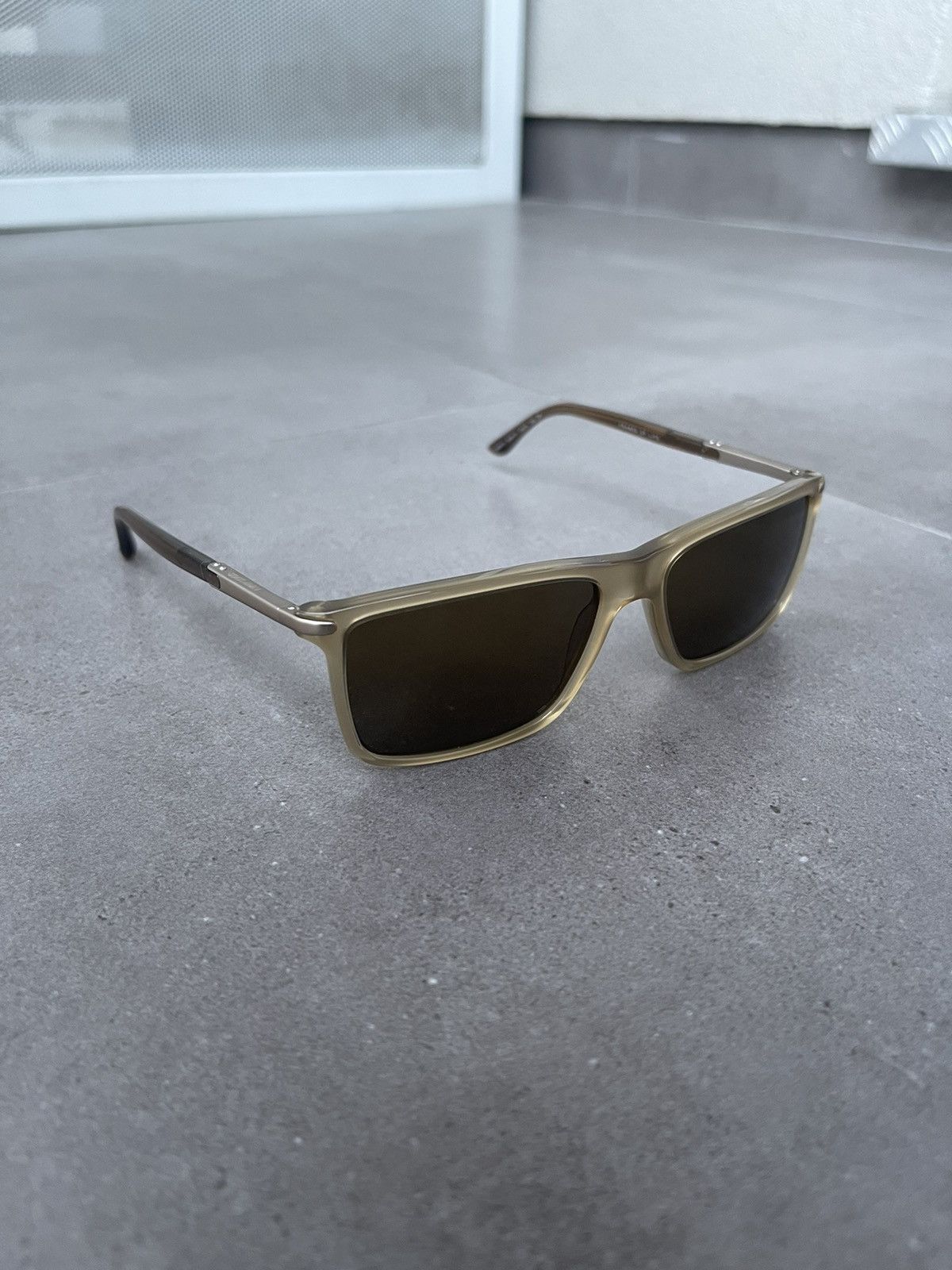 Emporio Armani Giorgio Armani AR8010 5028/73 Cream Brown Sunglasses Size ONE SIZE - 3 Thumbnail