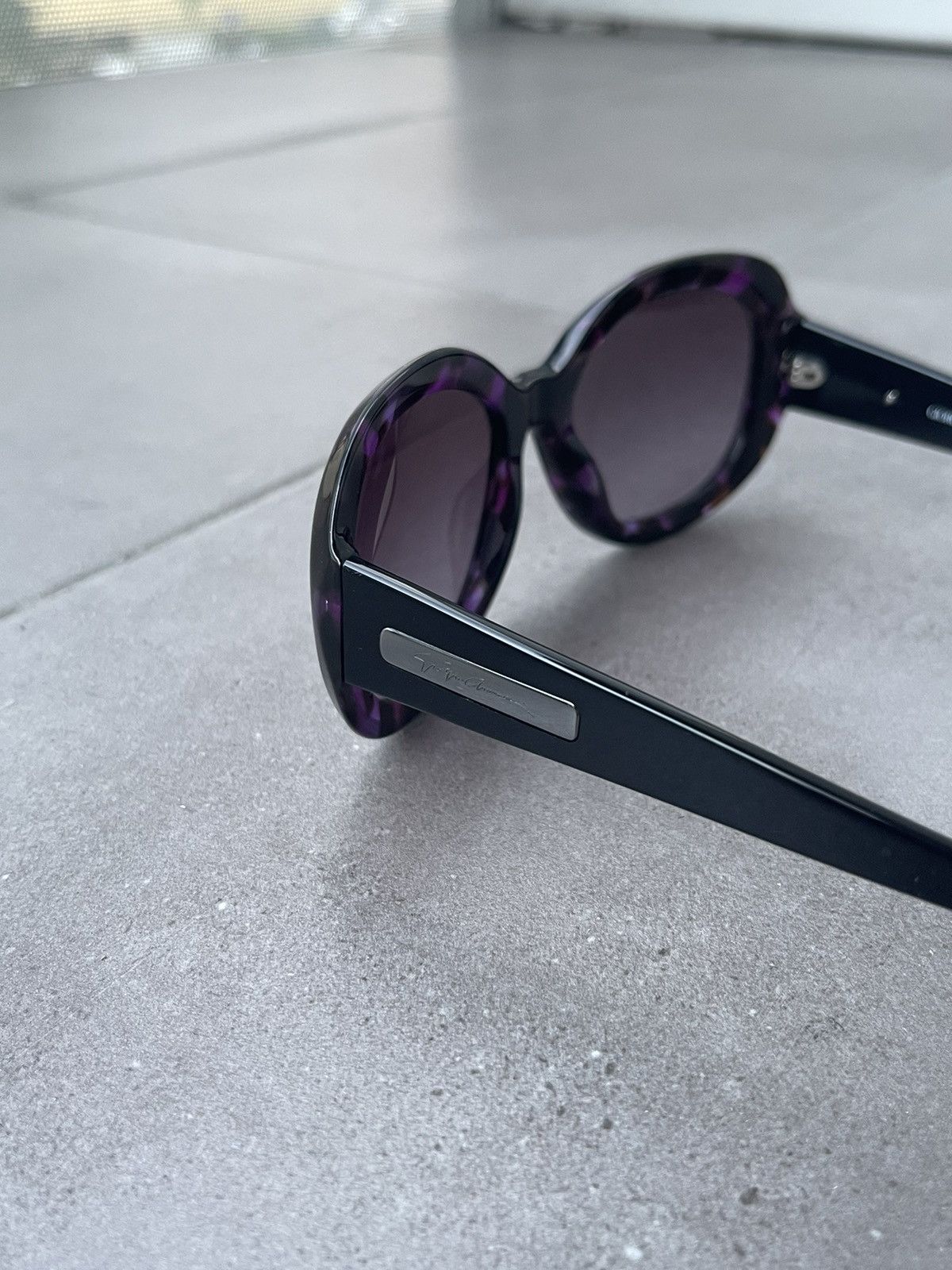 Emporio Armani Giorgio Armani AR8001 5039/8H Cobain Black Violet Sunglasses Size ONE SIZE - 5 Thumbnail
