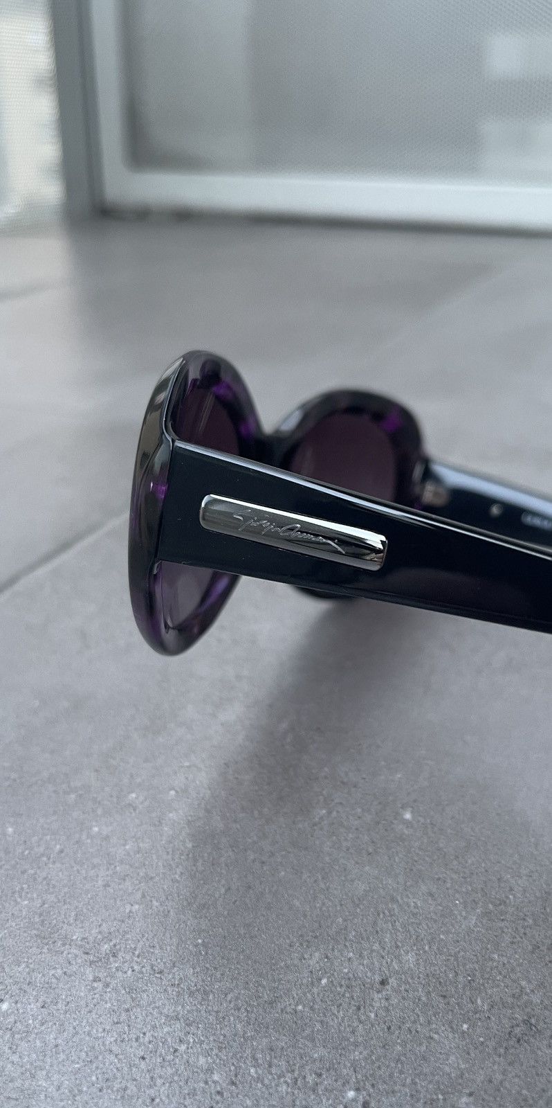 Emporio Armani Giorgio Armani AR8001 5039/8H Cobain Black Violet Sunglasses Size ONE SIZE - 6 Thumbnail