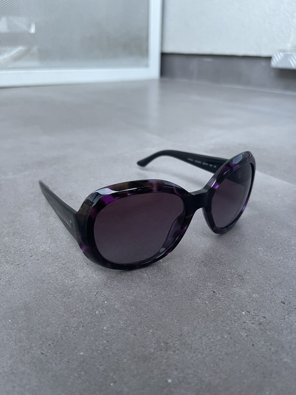 Emporio Armani Giorgio Armani AR8001 5039/8H Cobain Black Violet Sunglasses Size ONE SIZE - 3 Thumbnail