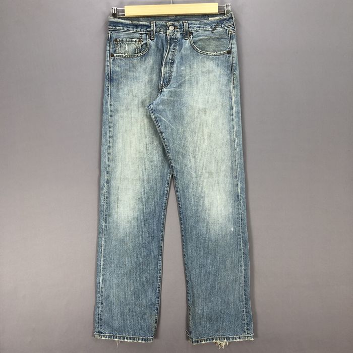 Vintage Y2k Lvc Levi's 501 Jeans Premium Levis 501 Blue Wash Denim 