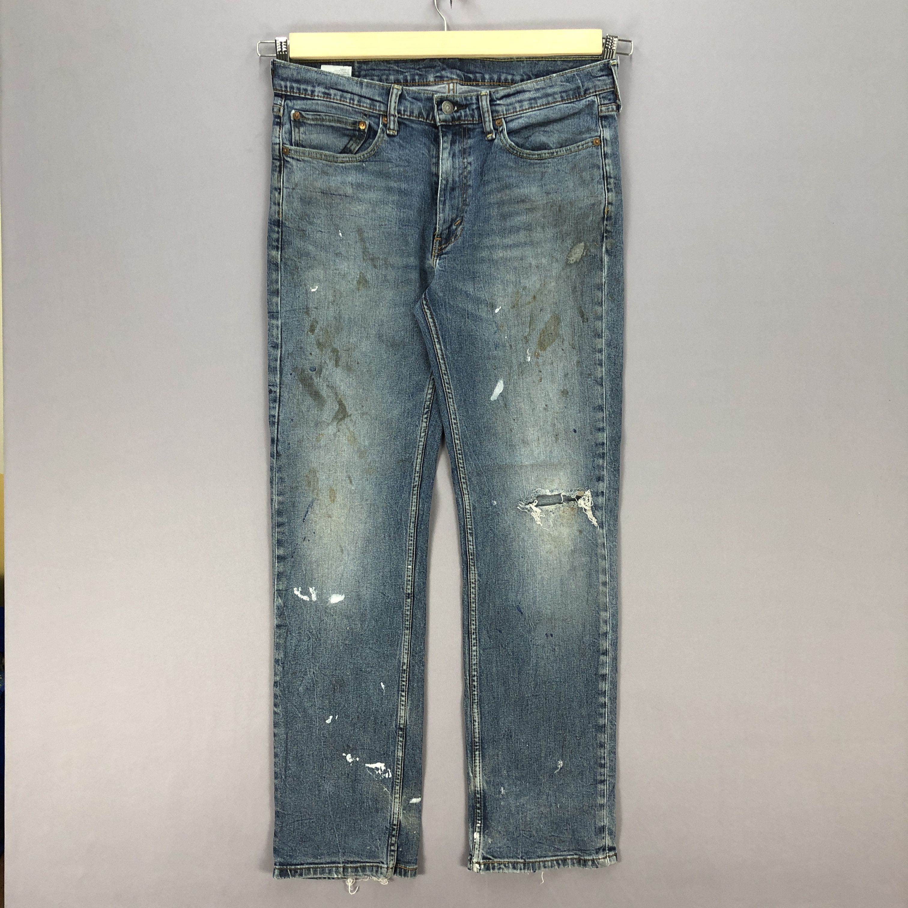 Levi's × Vintage Vintage Levis Distressed Jeans Levi's Ripped Denim ...