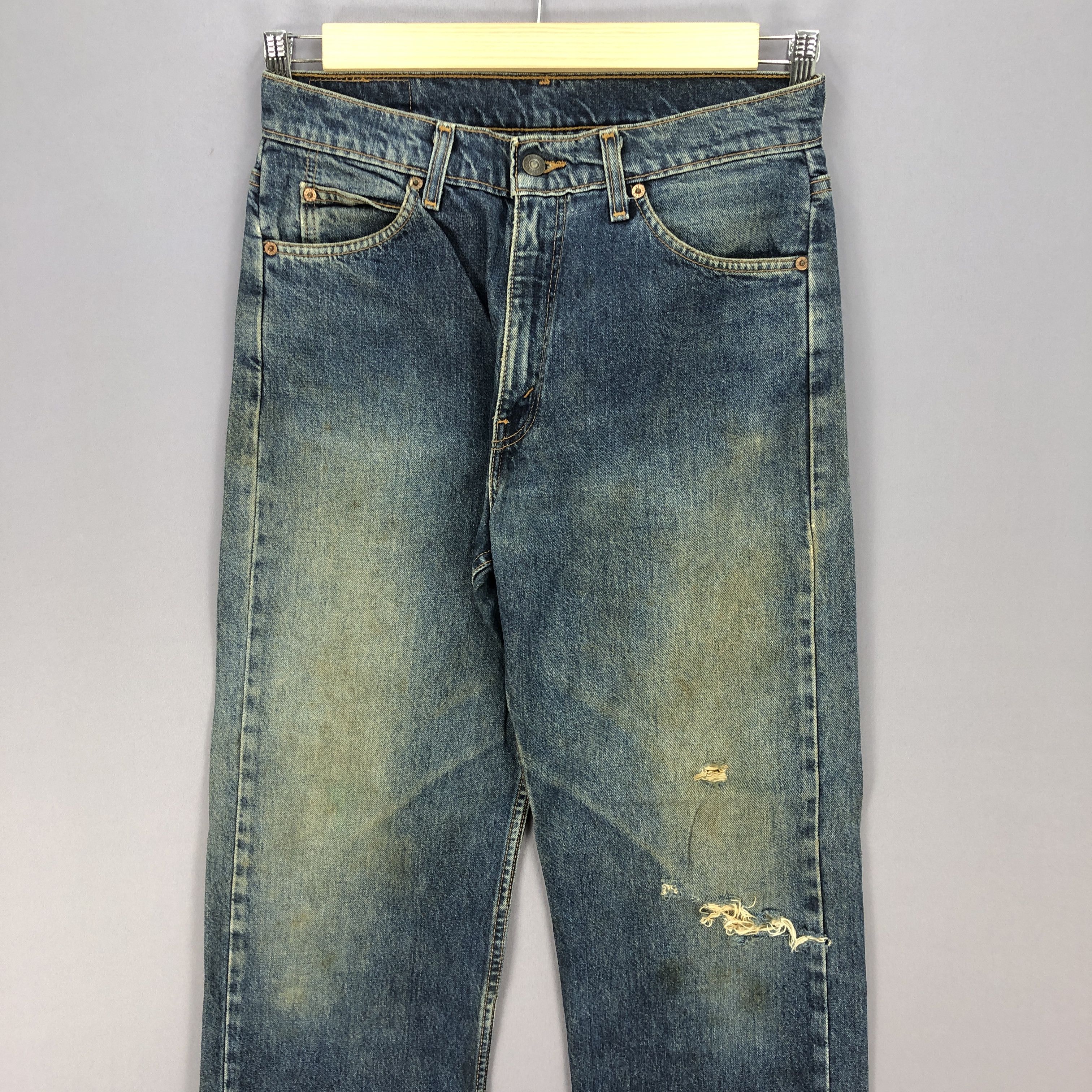 Levi's Vintage Levis 612 Orange Tab Jeans Levi's Distressed Denim Size US 34 / EU 50 - 3 Thumbnail