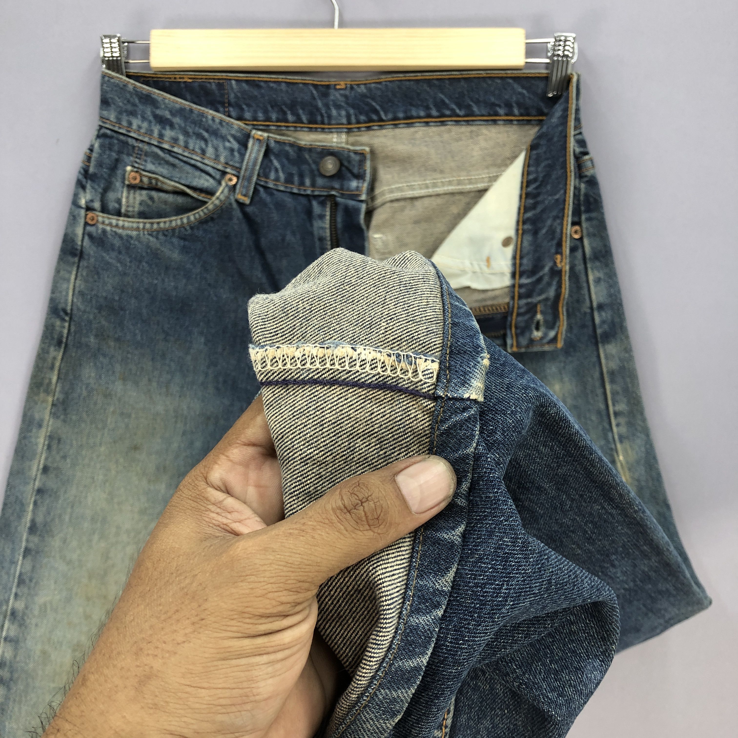 Levi's Vintage Levis 612 Orange Tab Jeans Levi's Distressed Denim Size US 34 / EU 50 - 8 Thumbnail