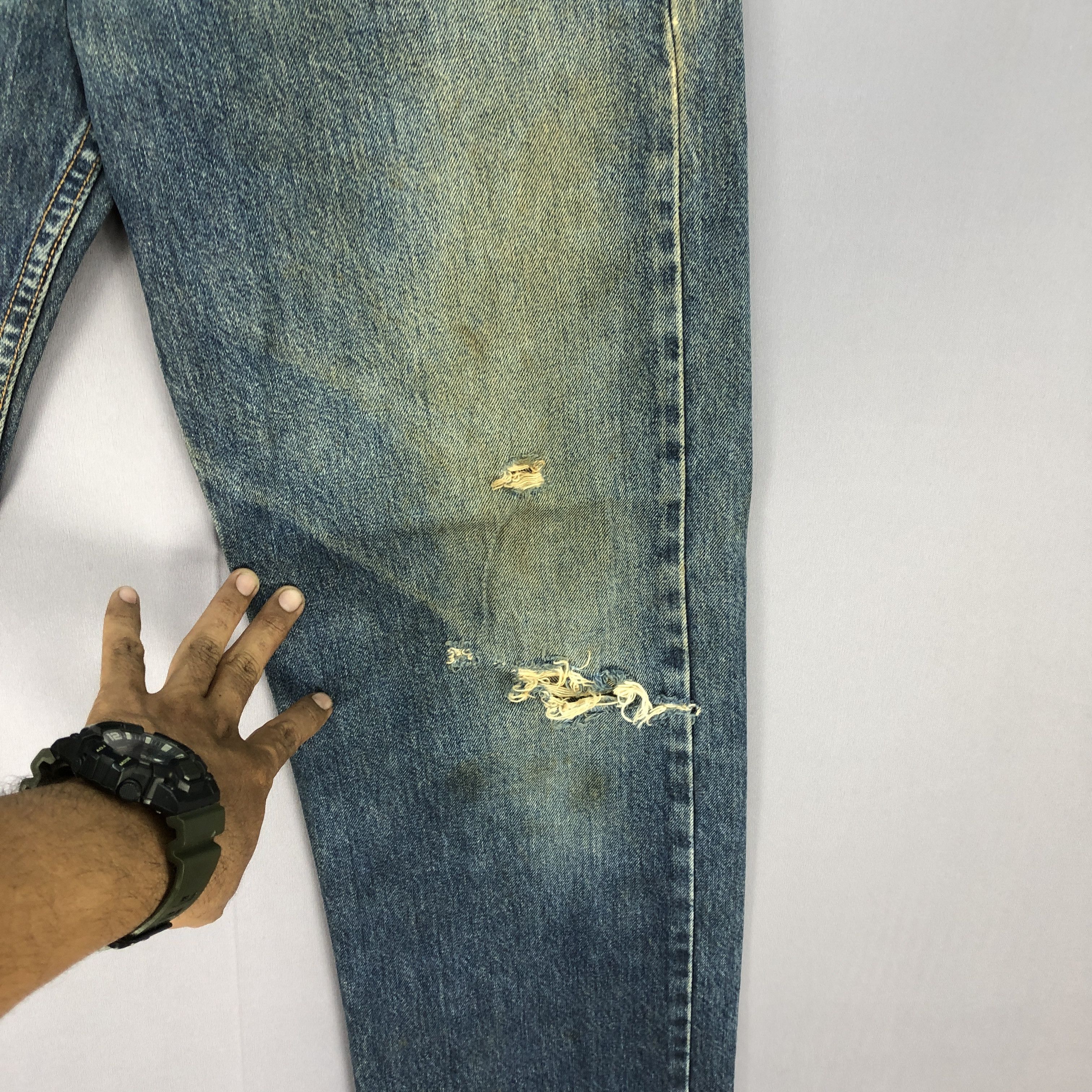 Levi's Vintage Levis 612 Orange Tab Jeans Levi's Distressed Denim Size US 34 / EU 50 - 9 Thumbnail