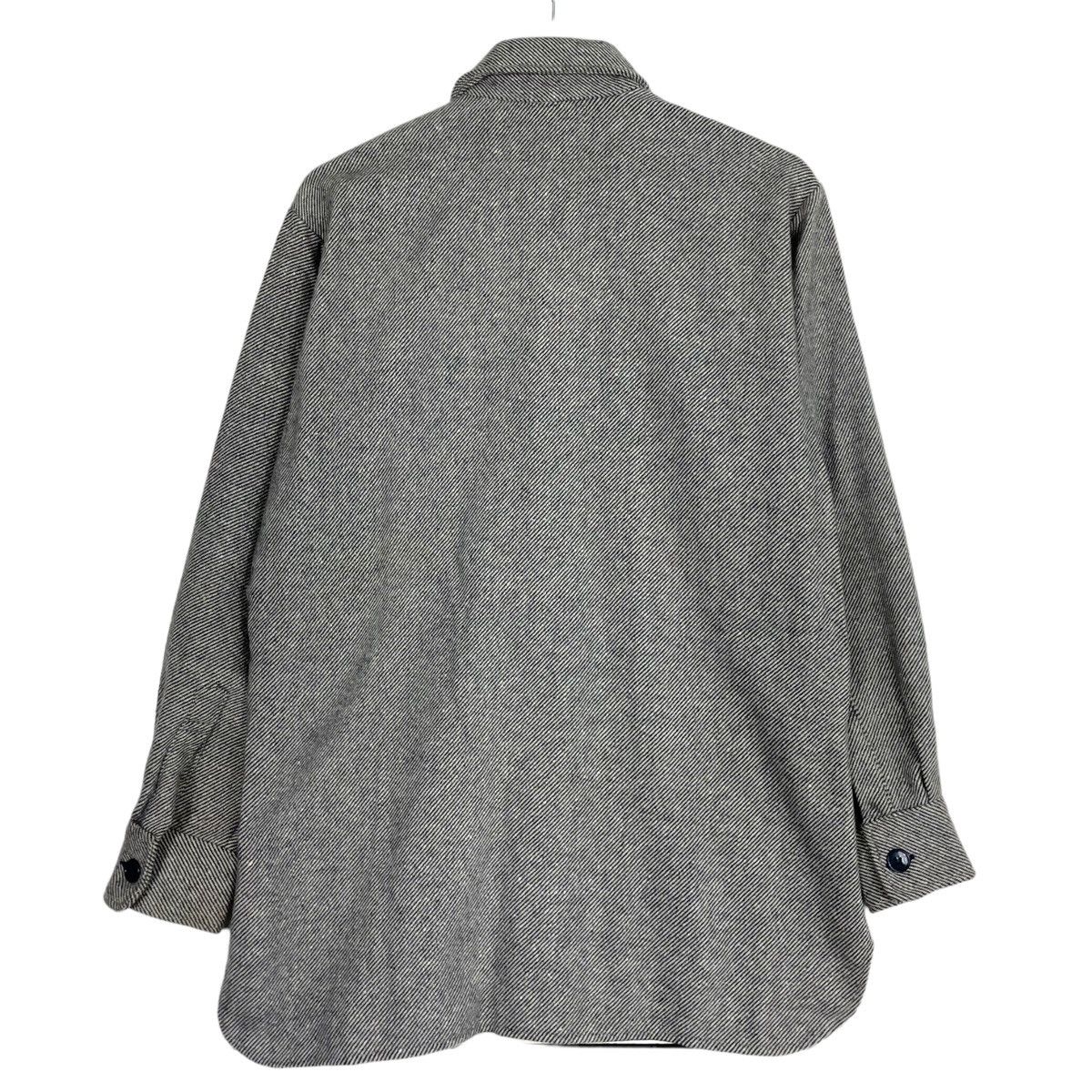 Issey Miyake × Japanese Brand × Vintage 💥80s MSF SPORTING GOOD BUTTON WOOL WORKER SHIRT Size US L / EU 52-54 / 3 - 7 Thumbnail