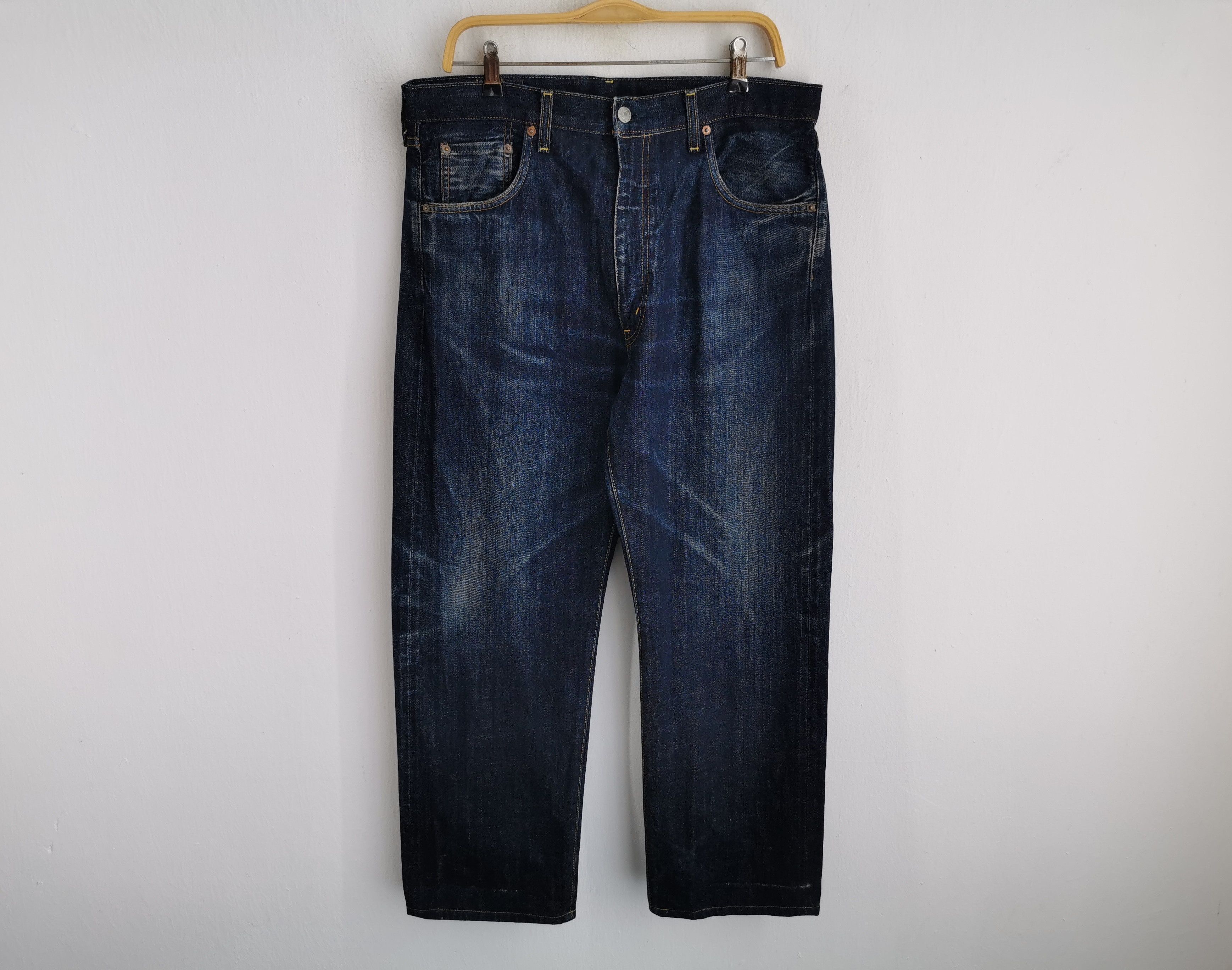 Levi's Levis Lot 502 Big E Selvedge Jeans Made In Japan Size 36 Size US 36 / EU 52 - 3 Thumbnail