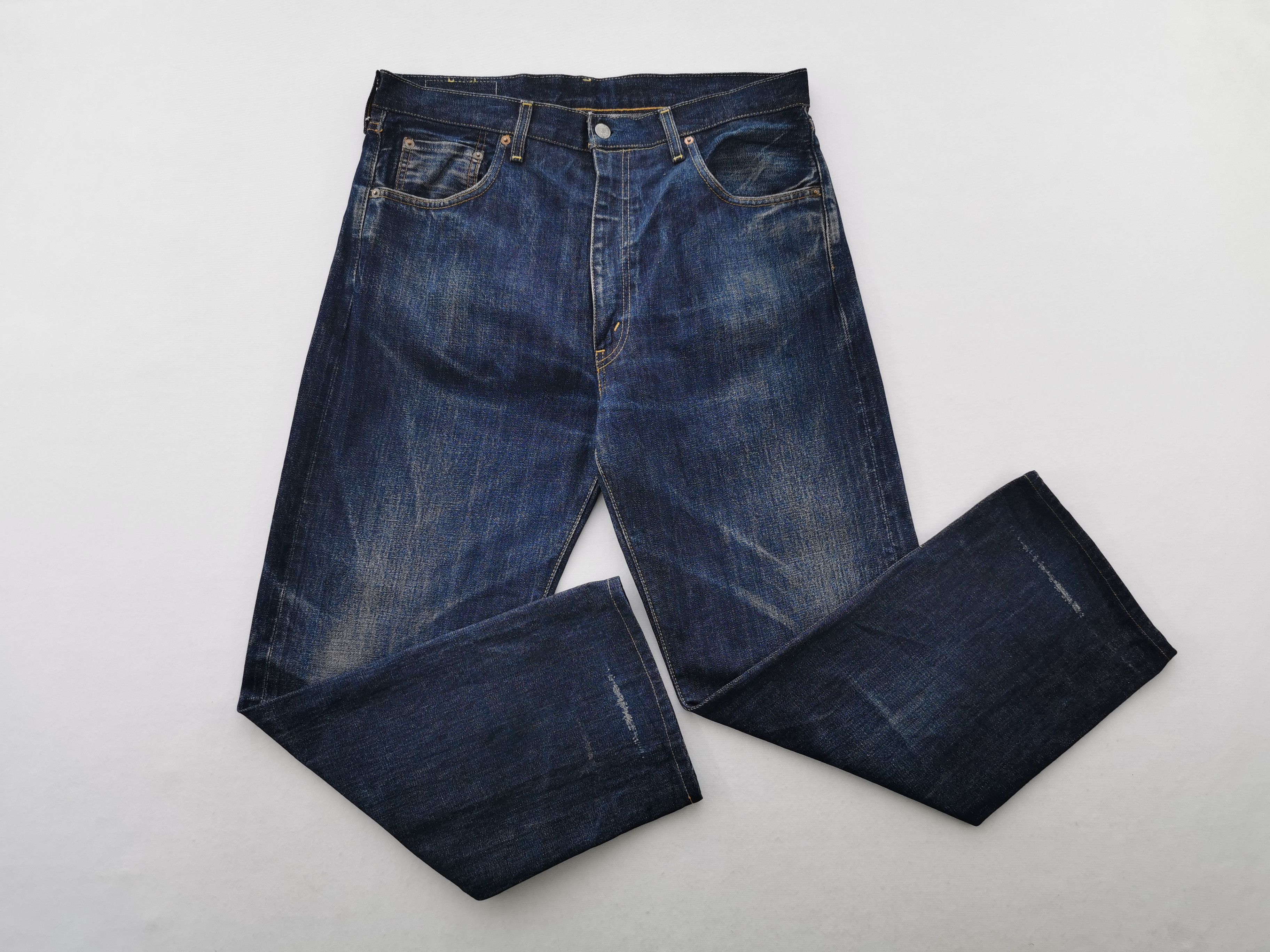 Levi's Levis Lot 502 Big E Selvedge Jeans Made In Japan Size 36 Size US 36 / EU 52 - 5 Thumbnail