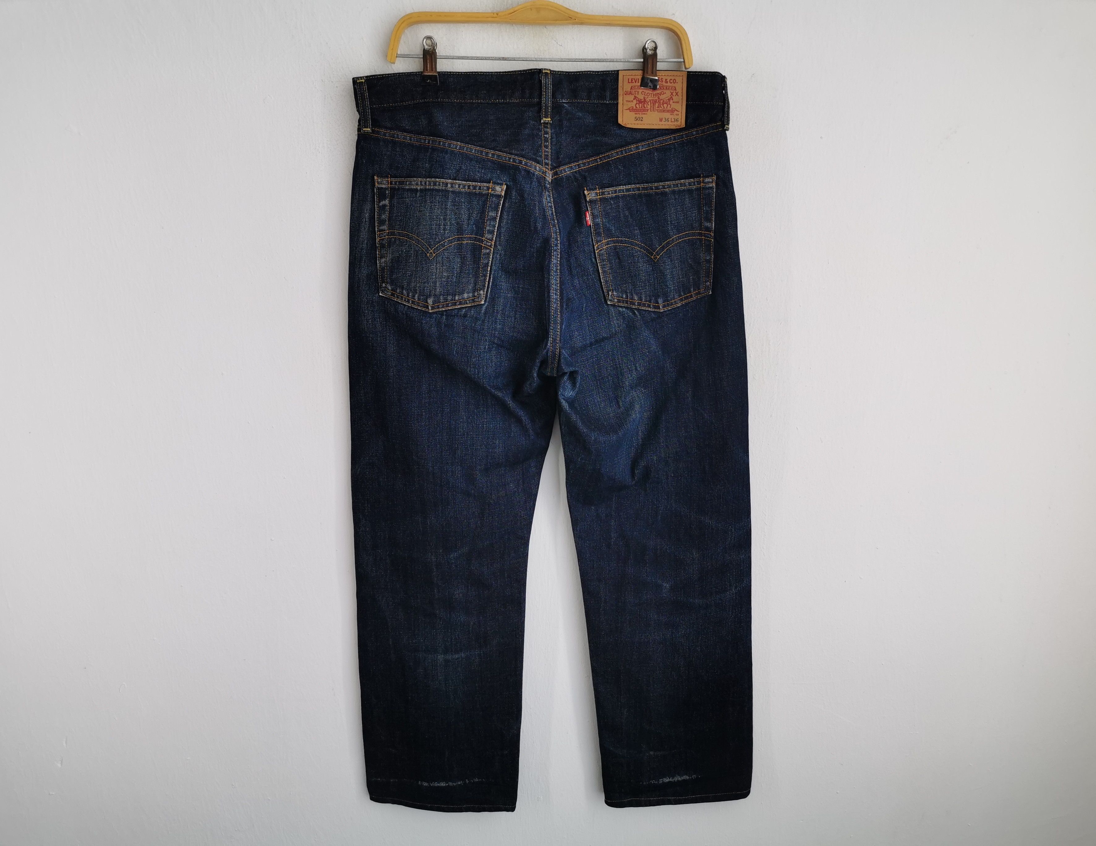 Levi's Levis Lot 502 Big E Selvedge Jeans Made In Japan Size 36 Size US 36 / EU 52 - 4 Thumbnail