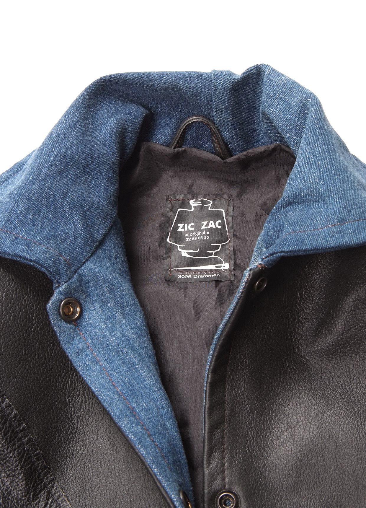 Handmade × Japanese Brand × The Recycled Planet Heavyweight Reworked Jacket Denim + Leather Size US S / EU 44-46 / 1 - 7 Thumbnail