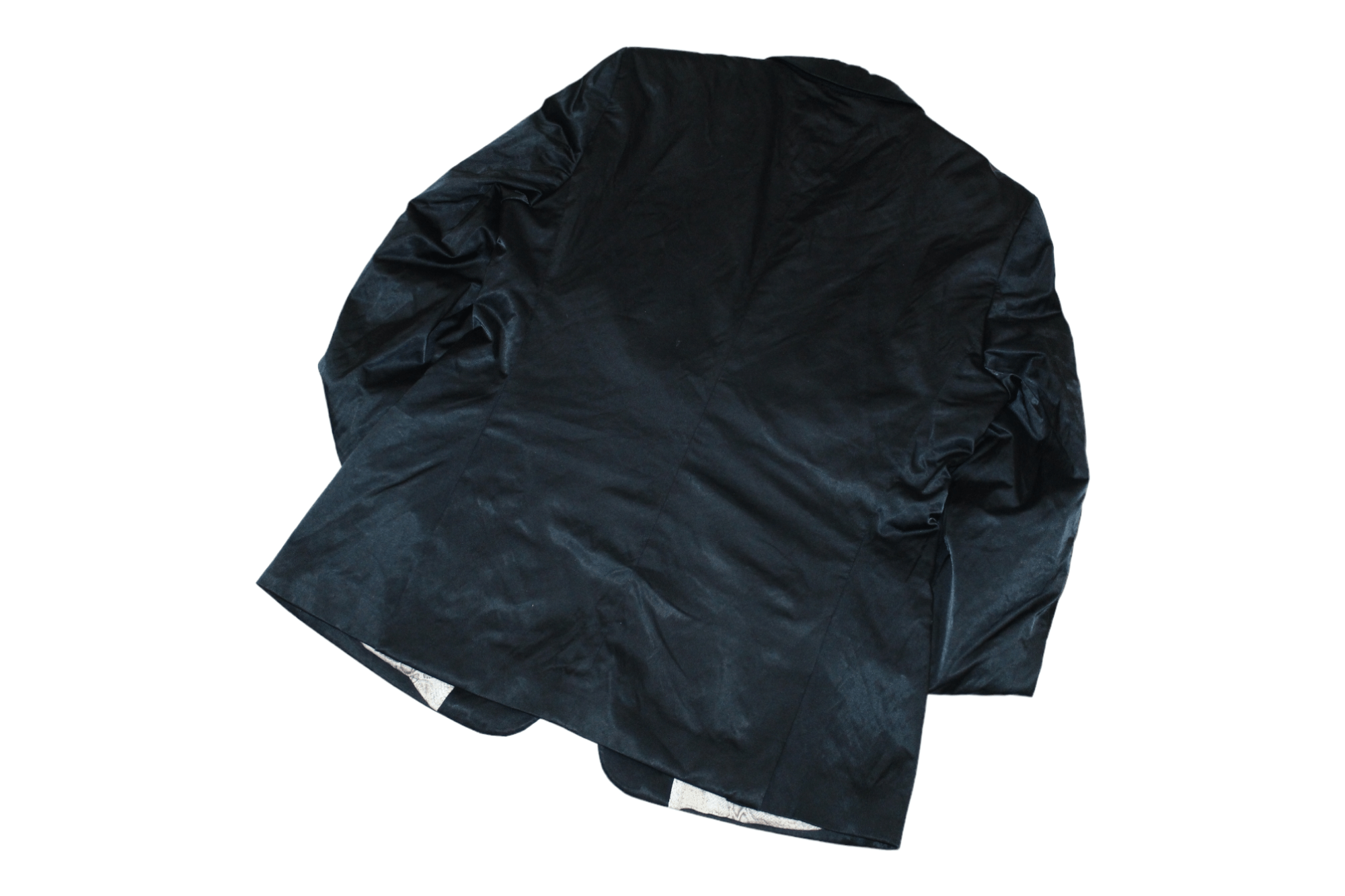 Just Cavalli Cavalli Satin Cotton-Blend Animal Print Lined Tuxedo Jacket Size US XL / EU 56 / 4 - 5 Thumbnail