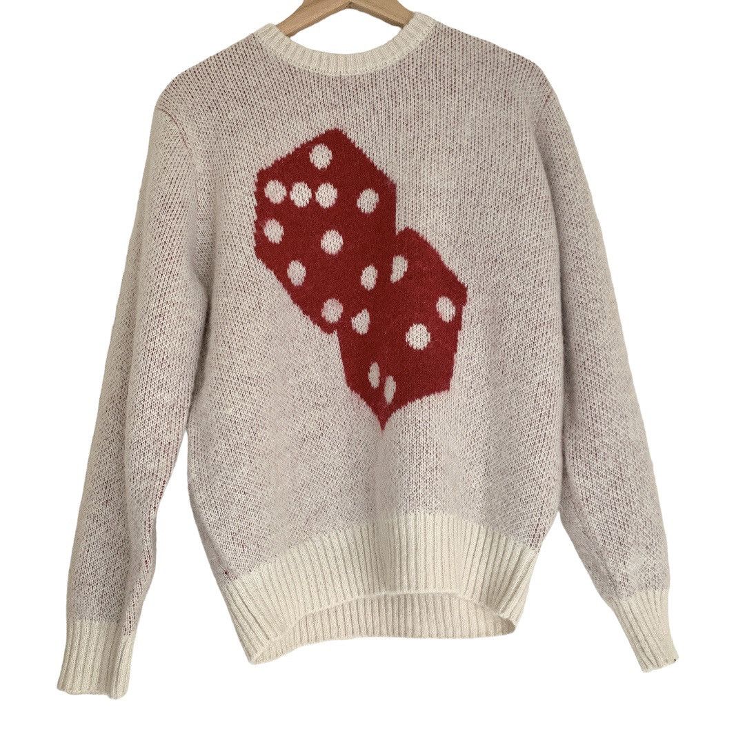 STUSSY DICE MOHAIR SWEATER