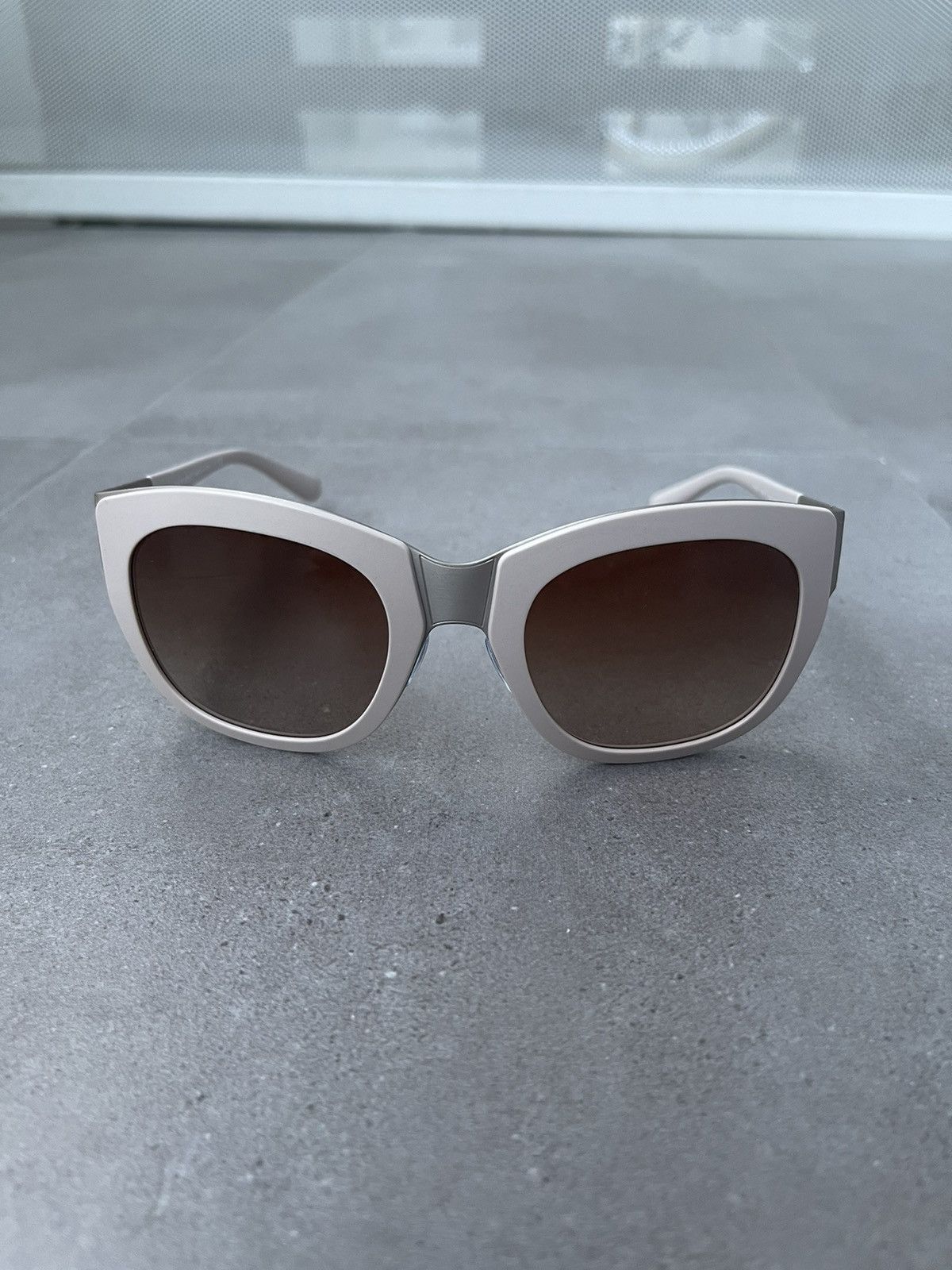 Emporio Armani Giorgio Armani AR6010 3029/13 Cream Silver Sunglasses Size ONE SIZE - 2 Thumbnail