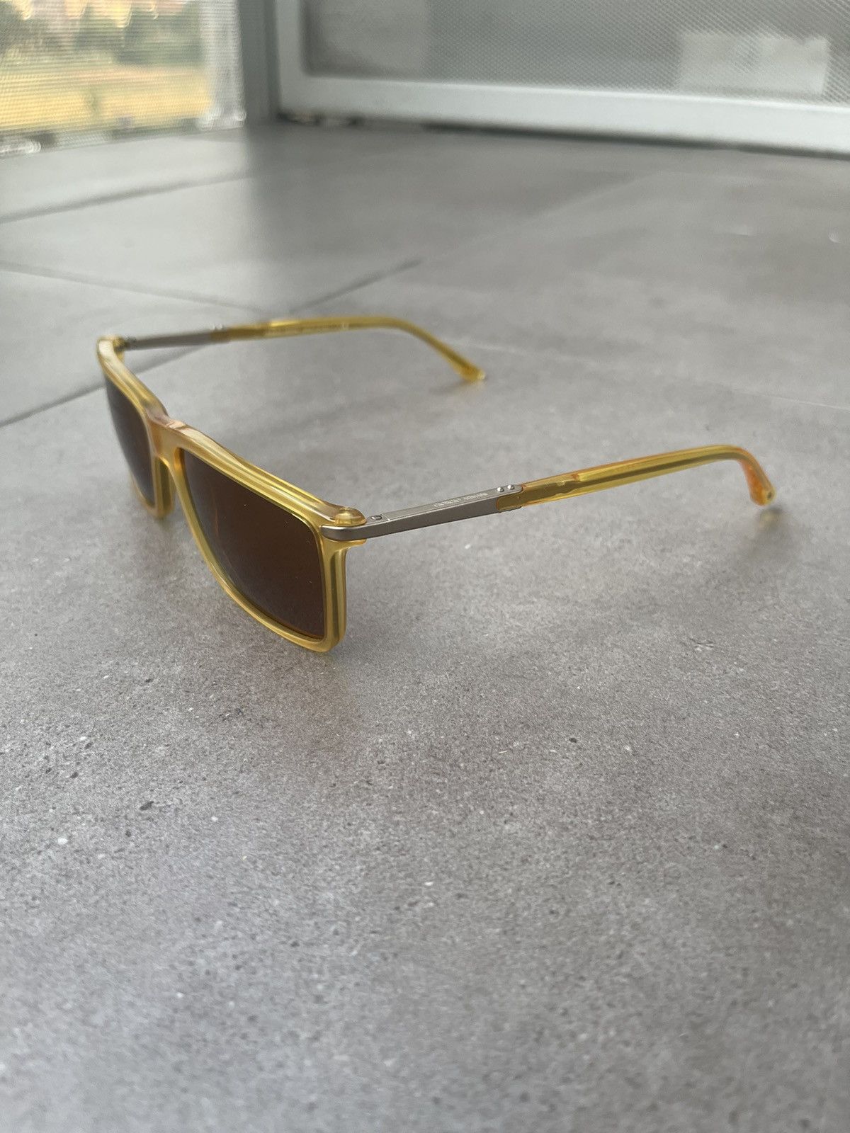 Armani × Emporio Armani × Giorgio Armani Giorgio Armani AR8010 5027/73 Yellow Brown Sunglasses Size ONE SIZE - 4 Thumbnail