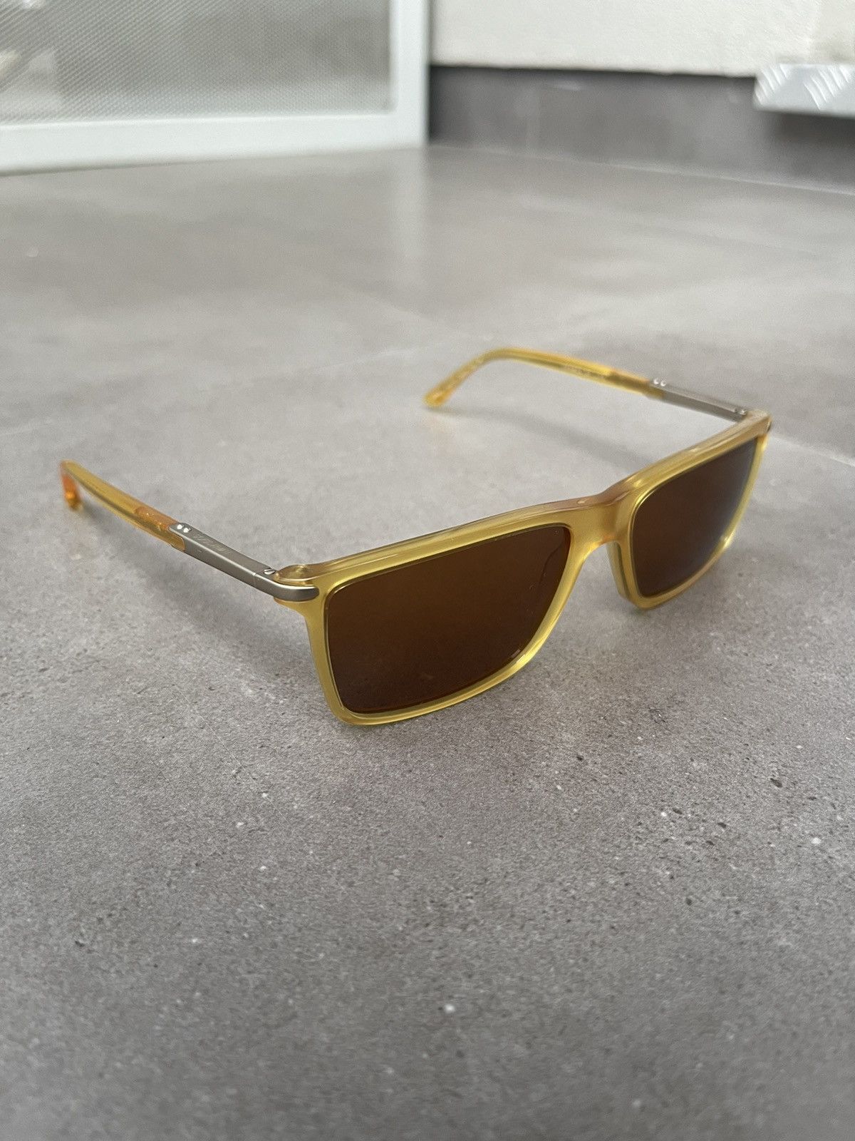 Armani × Emporio Armani × Giorgio Armani Giorgio Armani AR8010 5027/73 Yellow Brown Sunglasses Size ONE SIZE - 3 Thumbnail
