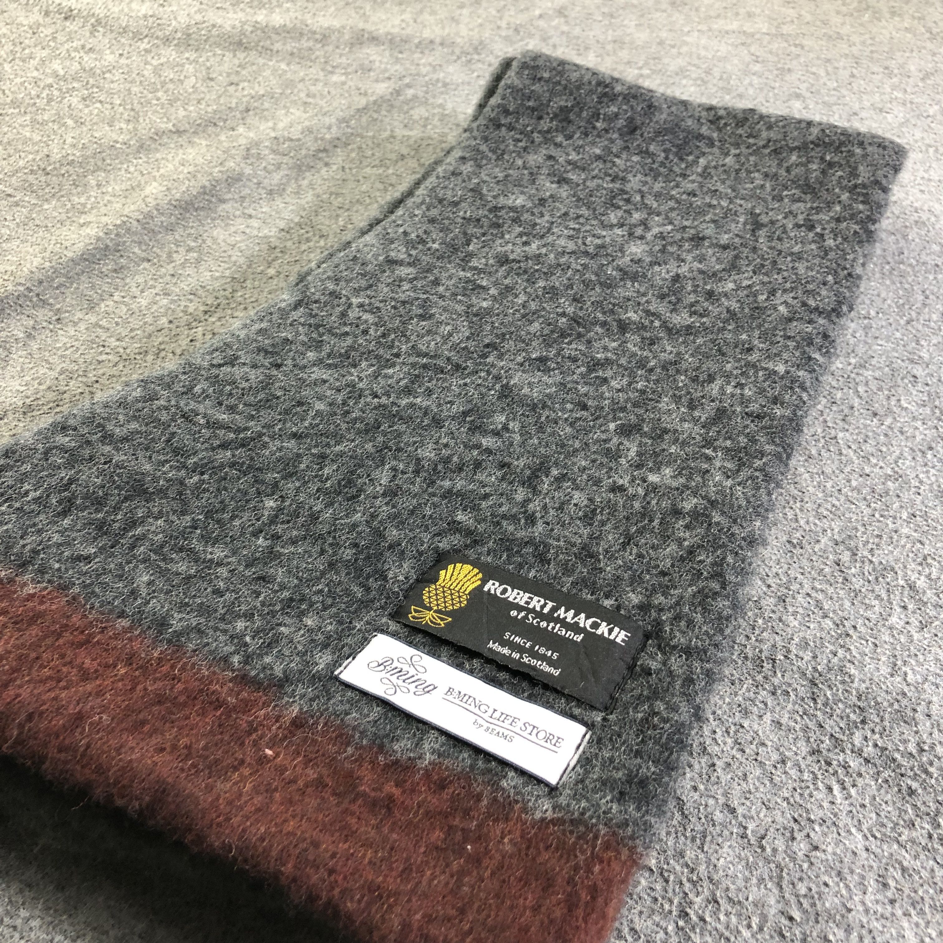 Beams Plus Robert Mackie X Beams Wool Scarf Muffler V1890 Size ONE SIZE - 2 Thumbnail
