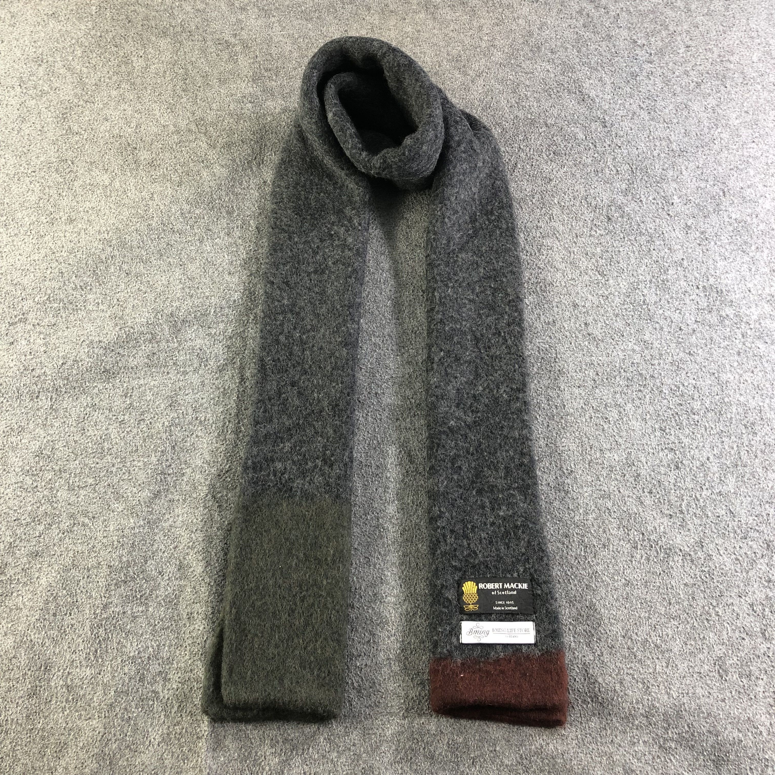 Beams Plus Robert Mackie X Beams Wool Scarf Muffler V1890 Size ONE SIZE - 1 Thumbnail
