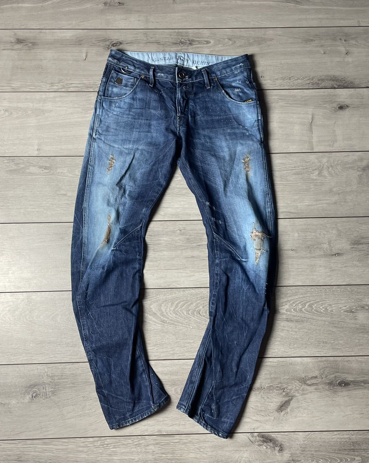 G-Star Gstar denim jeans biker size 32 streetwear cowboy Size US 32 / EU 48 - 1 Thumbnail