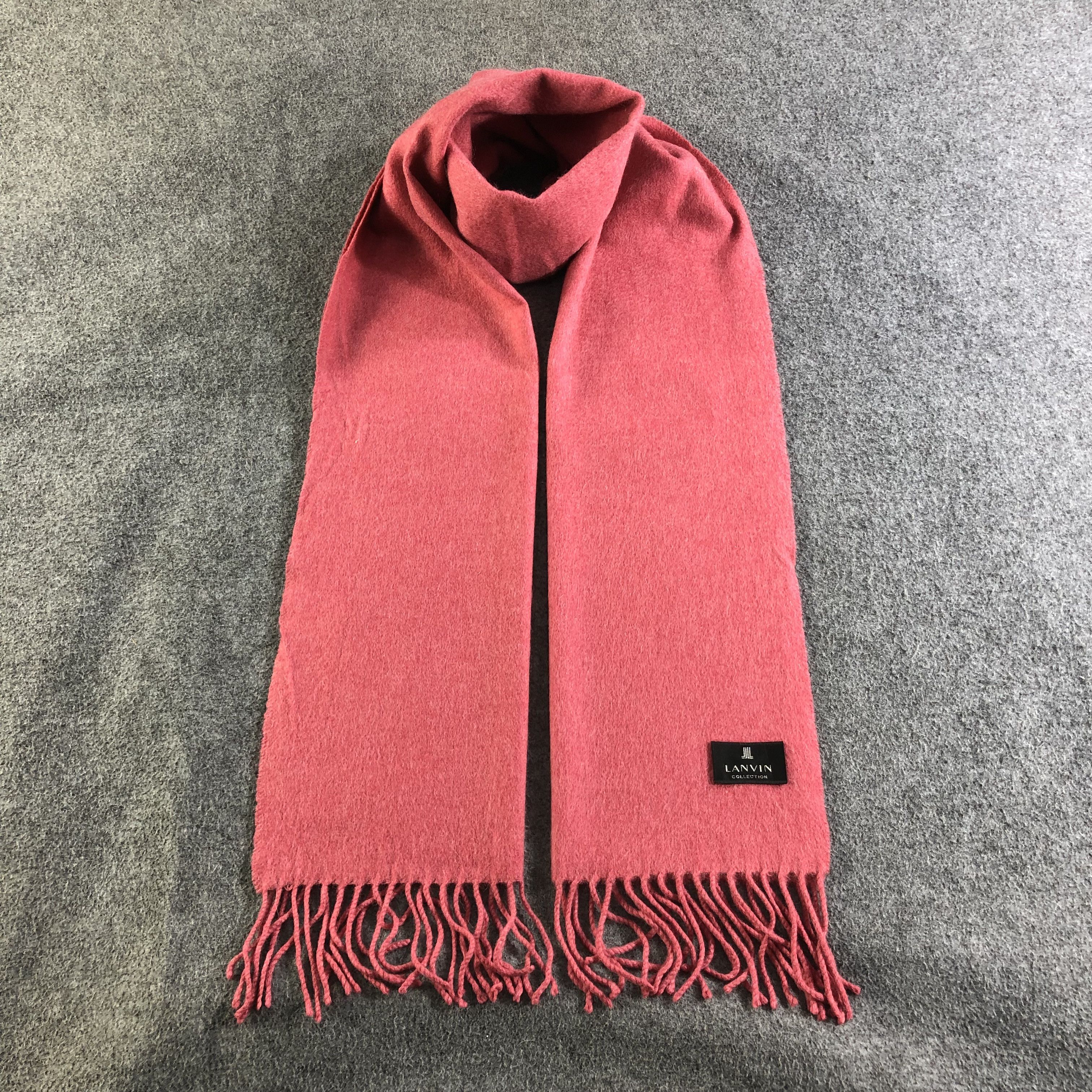 Lanvin Lanvin Cashmere Scarf Muffler V1903 Size ONE SIZE - 1 Thumbnail
