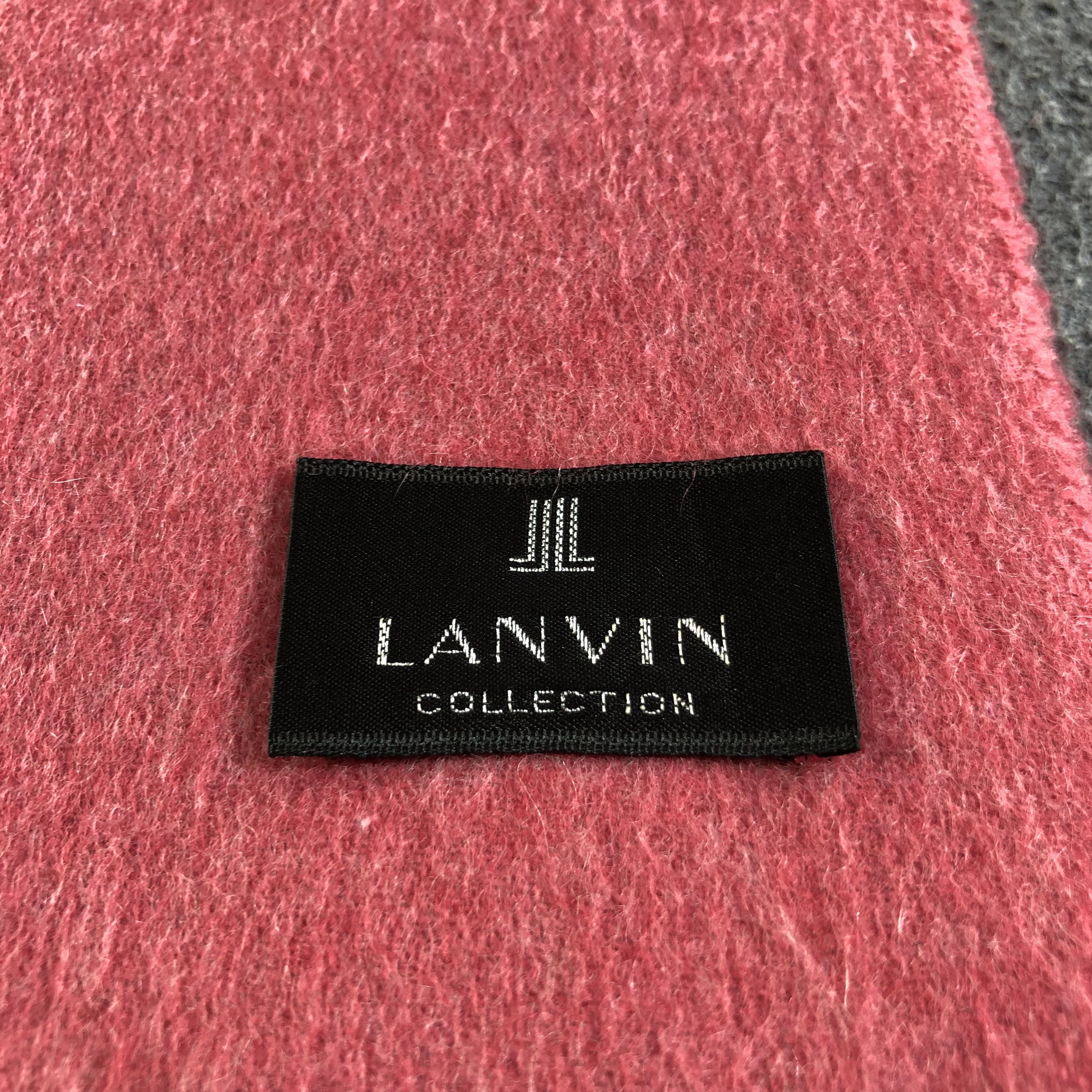 Lanvin Lanvin Cashmere Scarf Muffler V1903 Size ONE SIZE - 4 Thumbnail