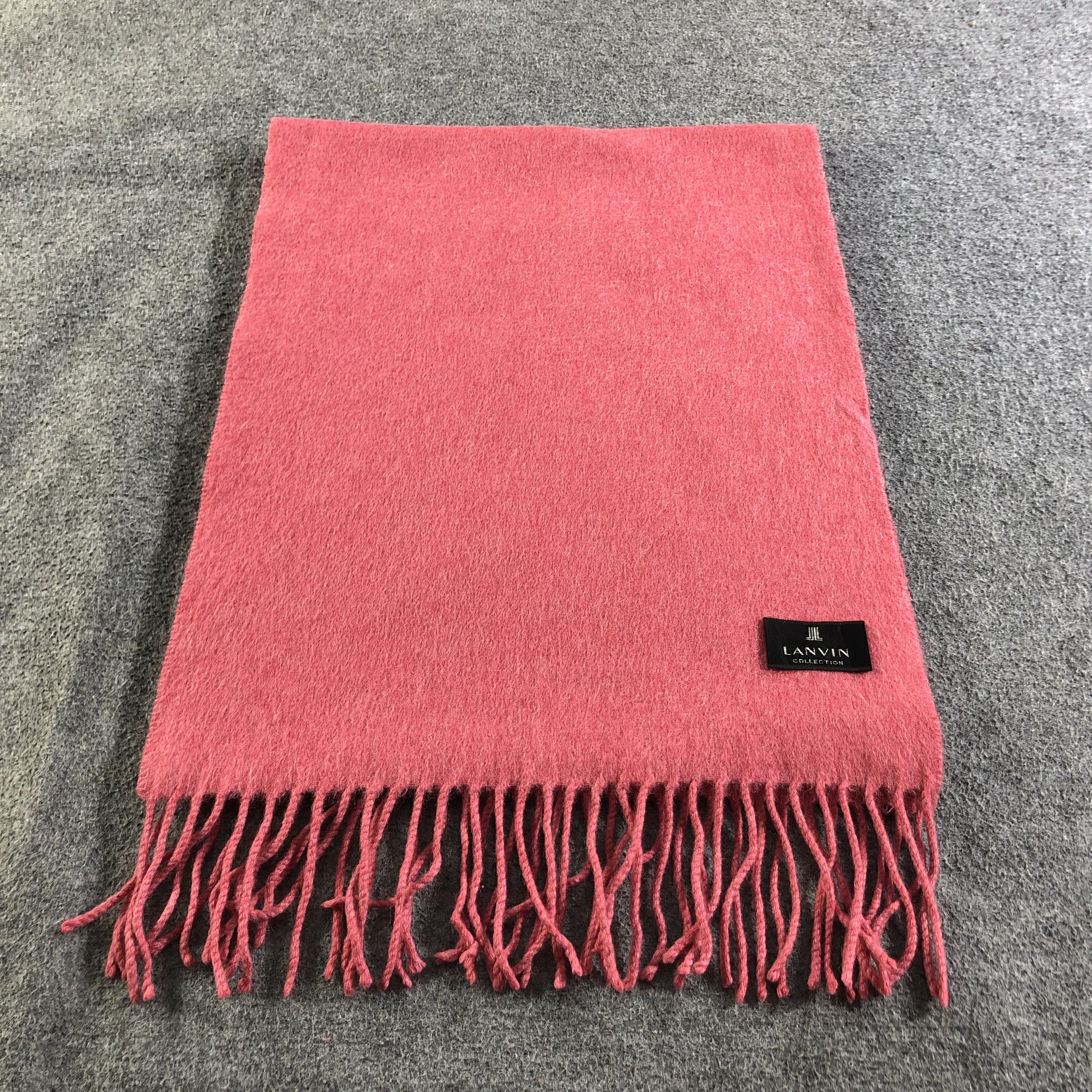 Lanvin Lanvin Cashmere Scarf Muffler V1903 Size ONE SIZE - 2 Thumbnail