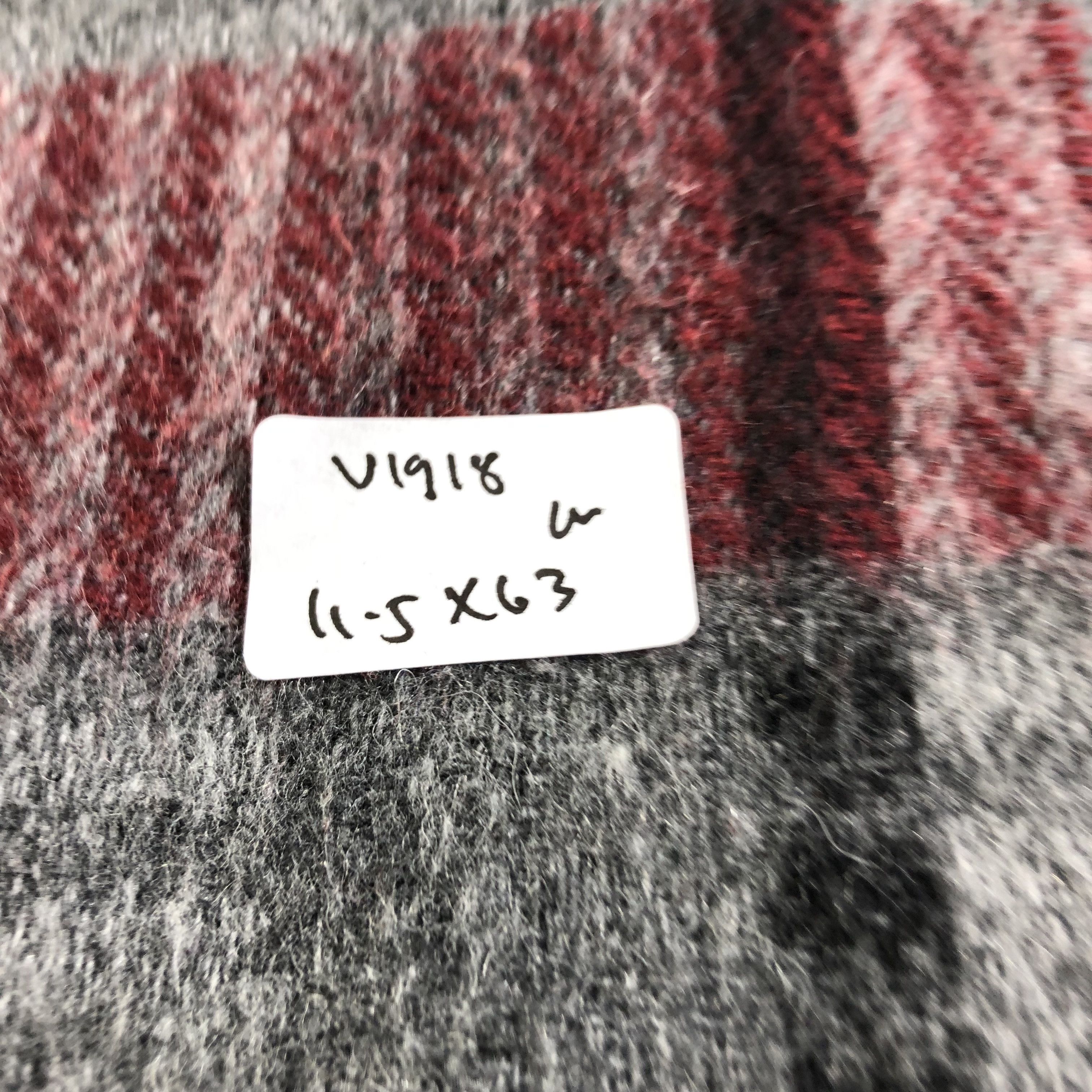 GAS GAS Tartan Wool Scarf Muffler V1918 Size ONE SIZE - 6 Thumbnail