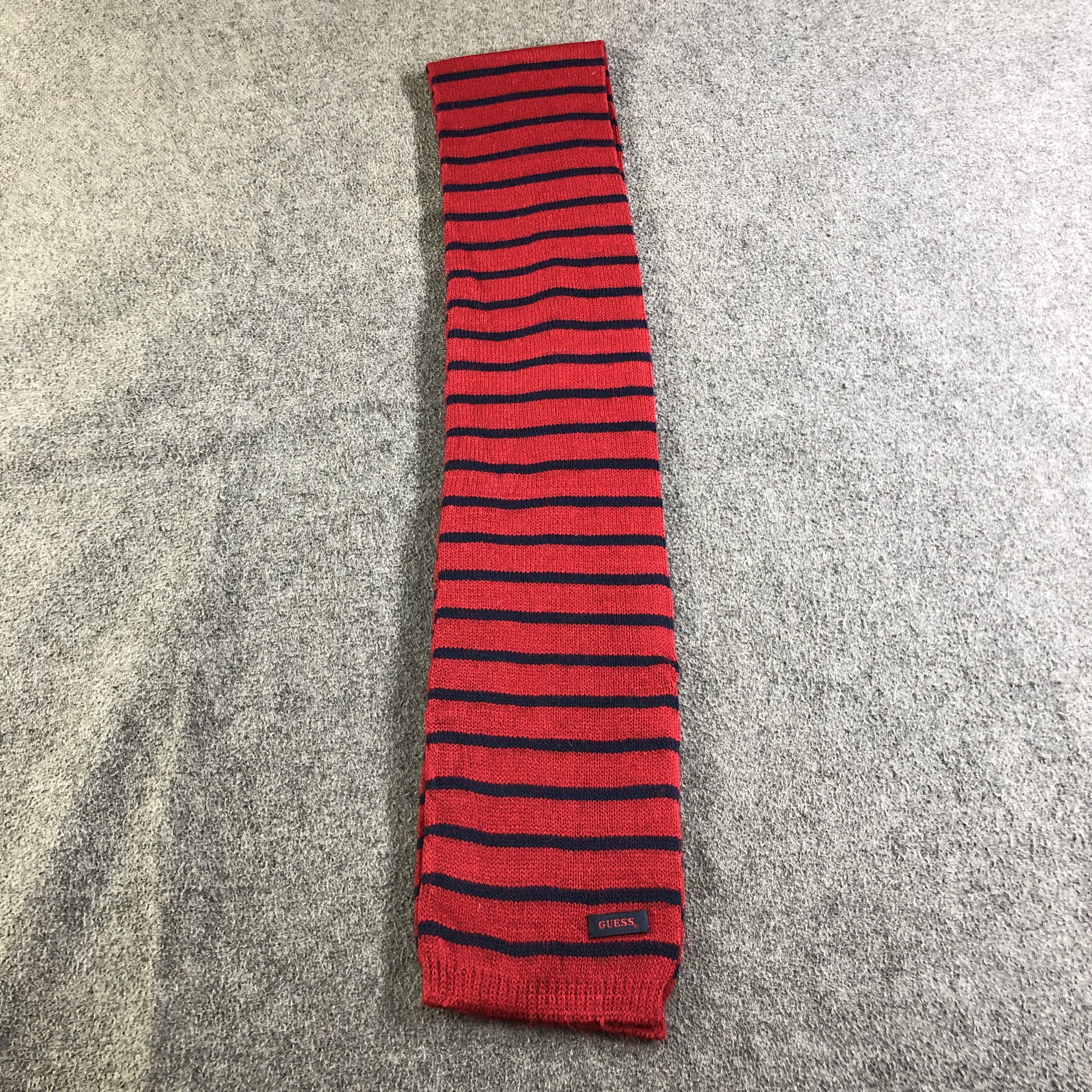 Guess Guess Striped Wool Scarf Muffler V1923 Size ONE SIZE - 2 Thumbnail