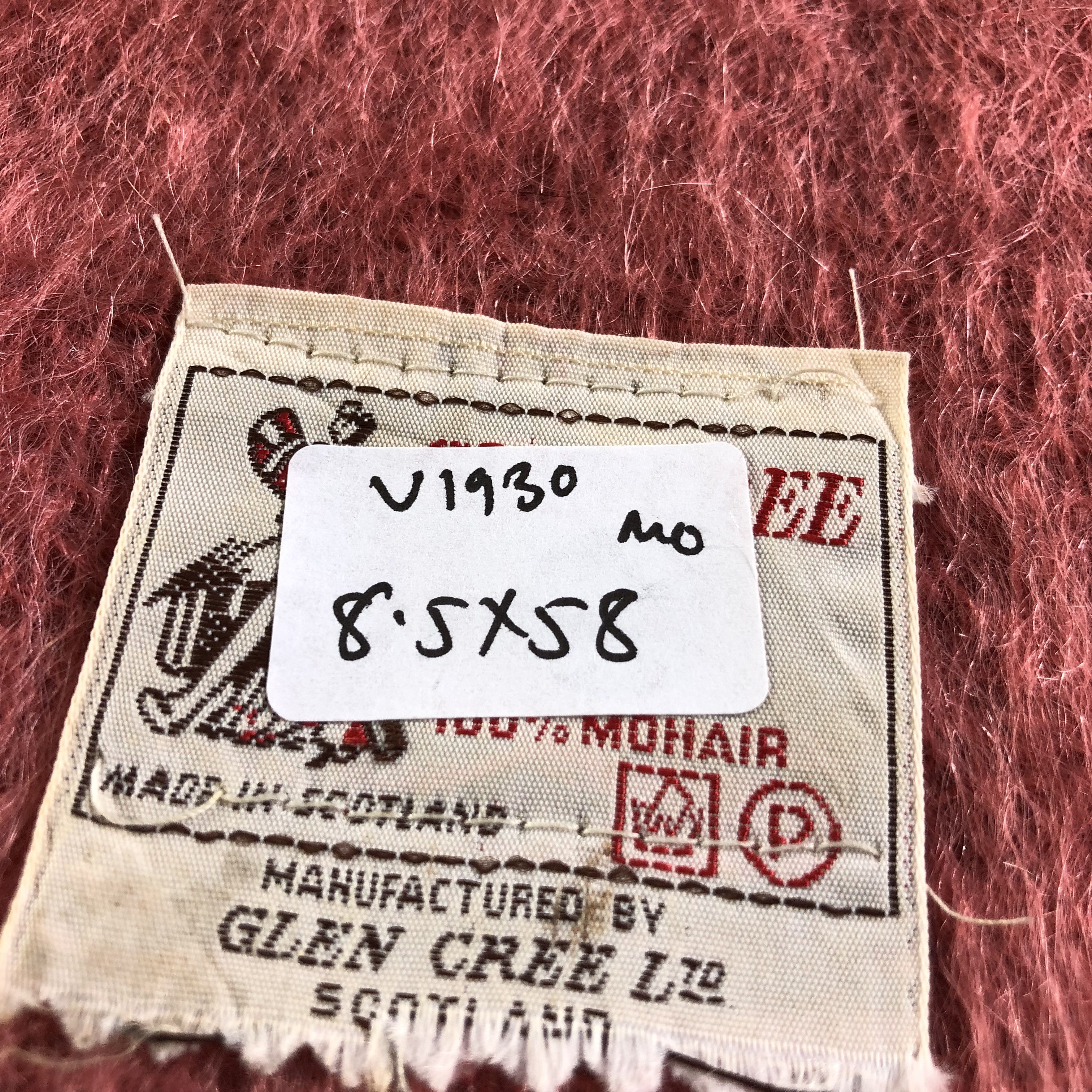 Vintage Glen Cree Mohair Scarf Muffler V1930 Size ONE SIZE - 6 Thumbnail