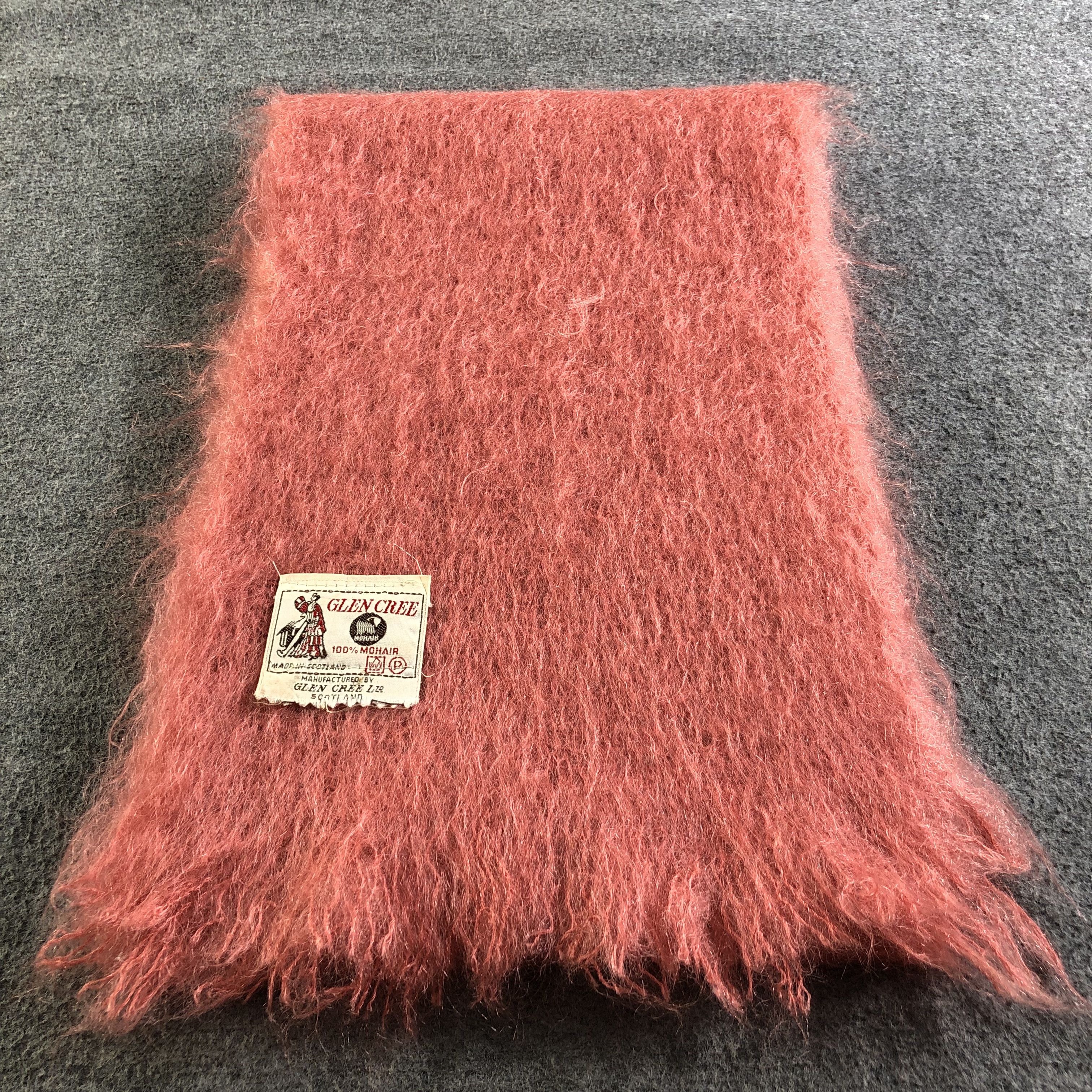 Vintage Glen Cree Mohair Scarf Muffler V1930 Size ONE SIZE - 5 Thumbnail