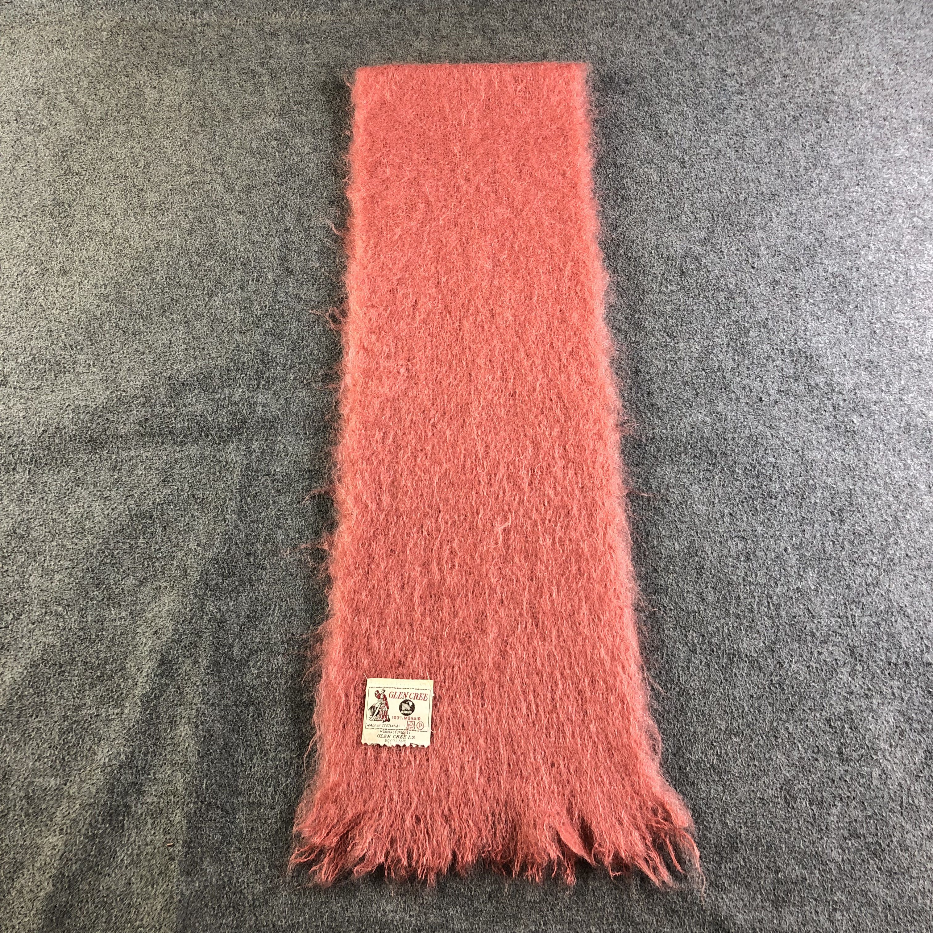 Vintage Glen Cree Mohair Scarf Muffler V1930 Size ONE SIZE - 2 Thumbnail