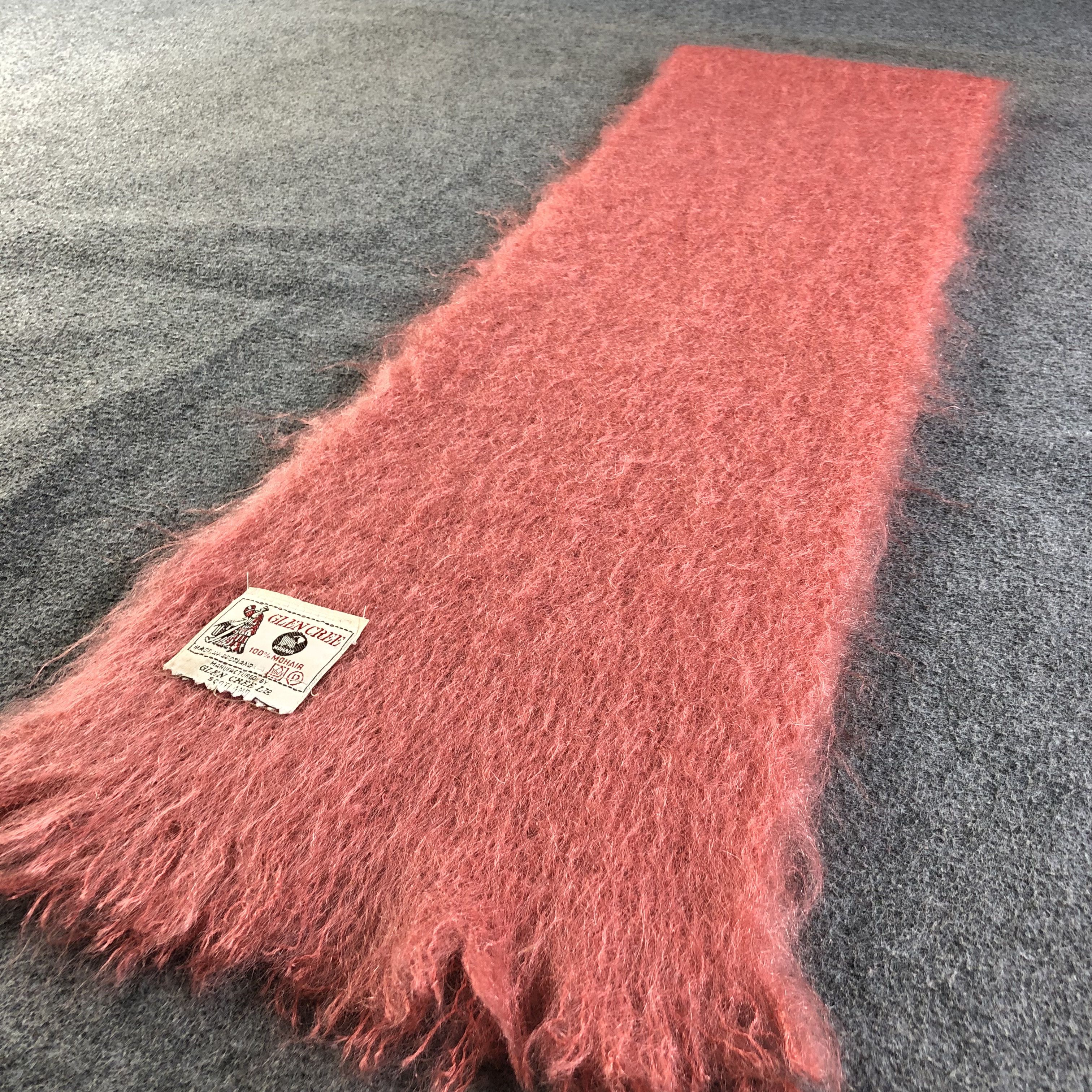 Vintage Glen Cree Mohair Scarf Muffler V1930 Size ONE SIZE - 3 Thumbnail