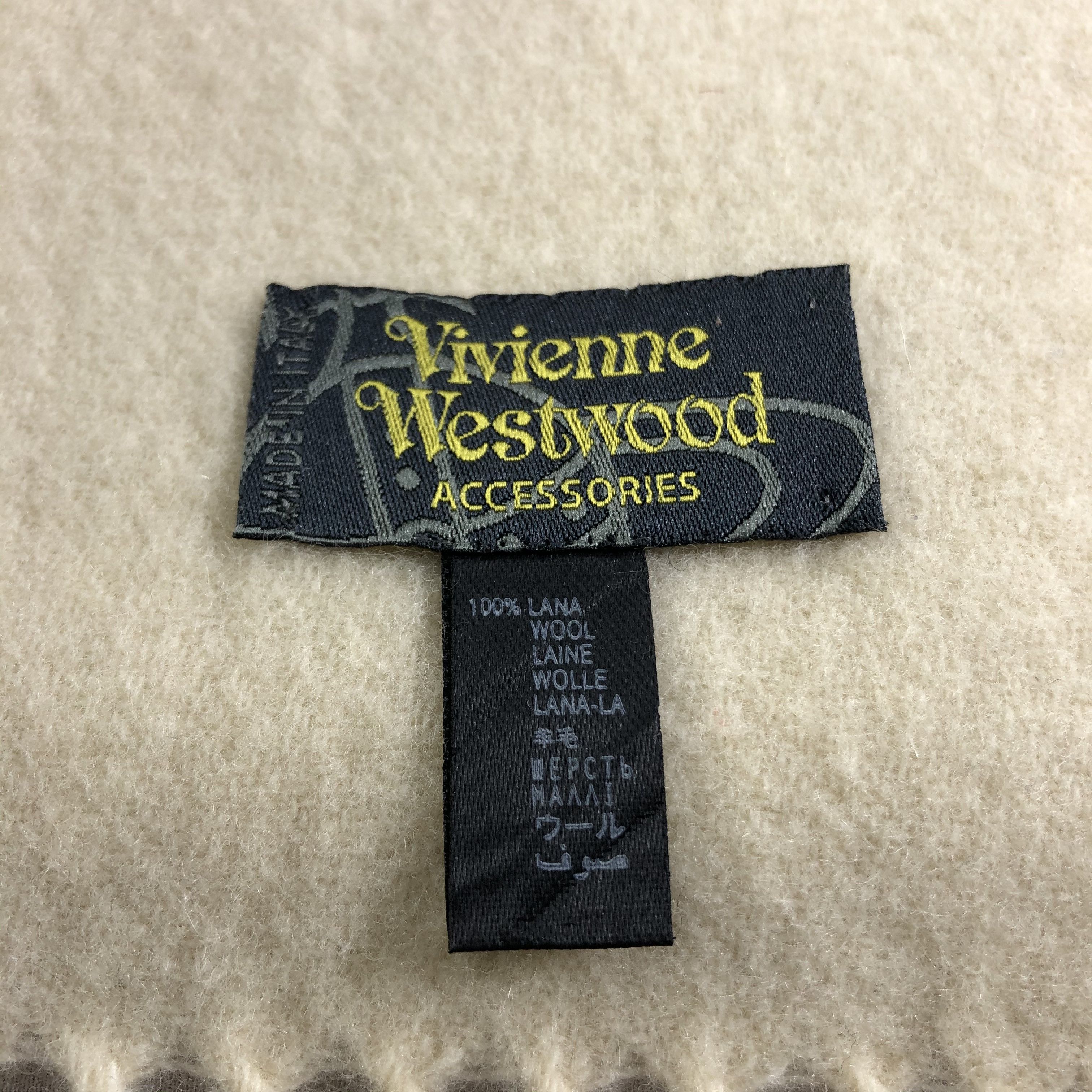 Vivienne Westwood Vivienne Westwood Wool Scarf Muffler Neckwear V2391 Size ONE SIZE - 5 Thumbnail