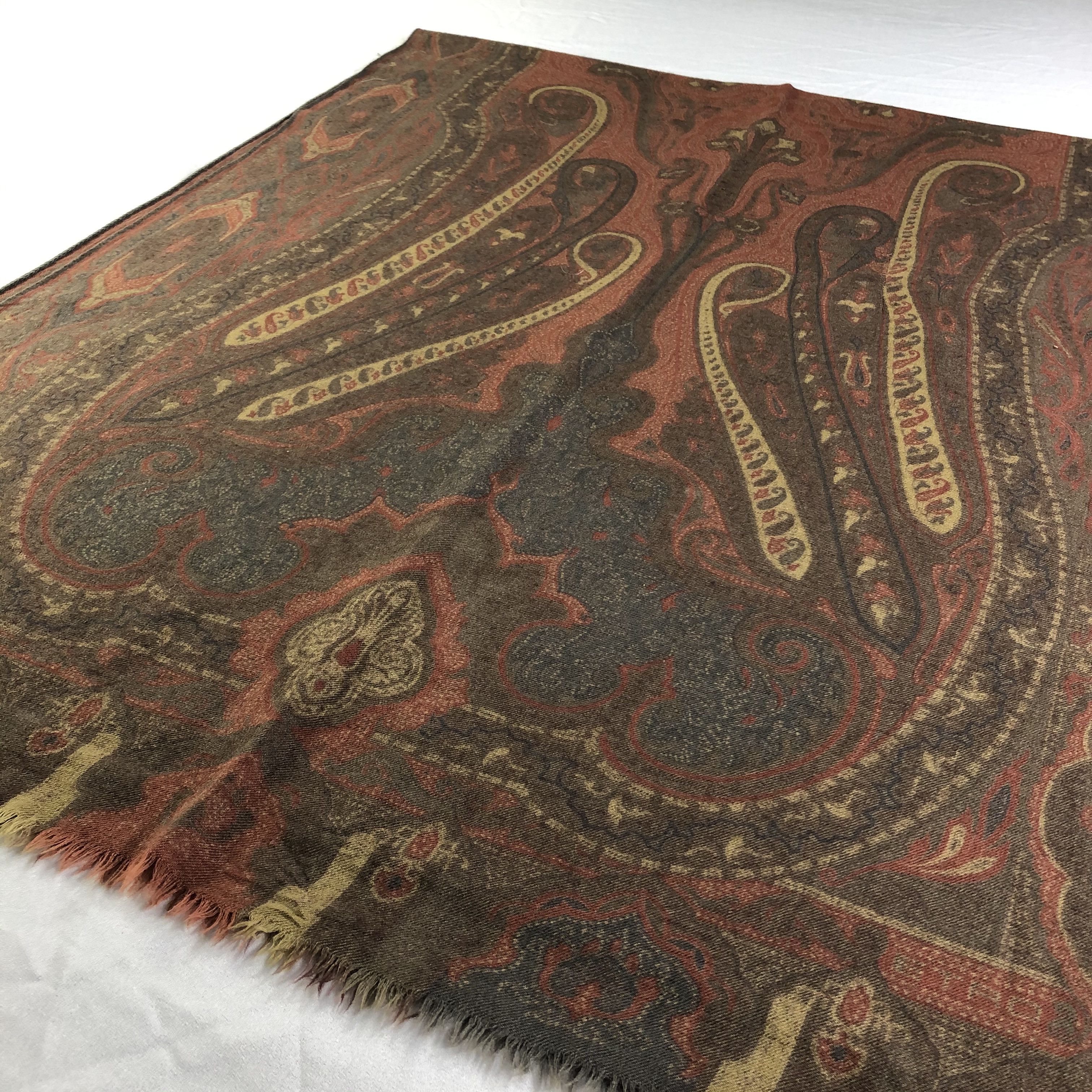 Etro Etro Paisley Silk/Wool Scarf Muffler Neckwear V2399 Size ONE SIZE - 3 Thumbnail