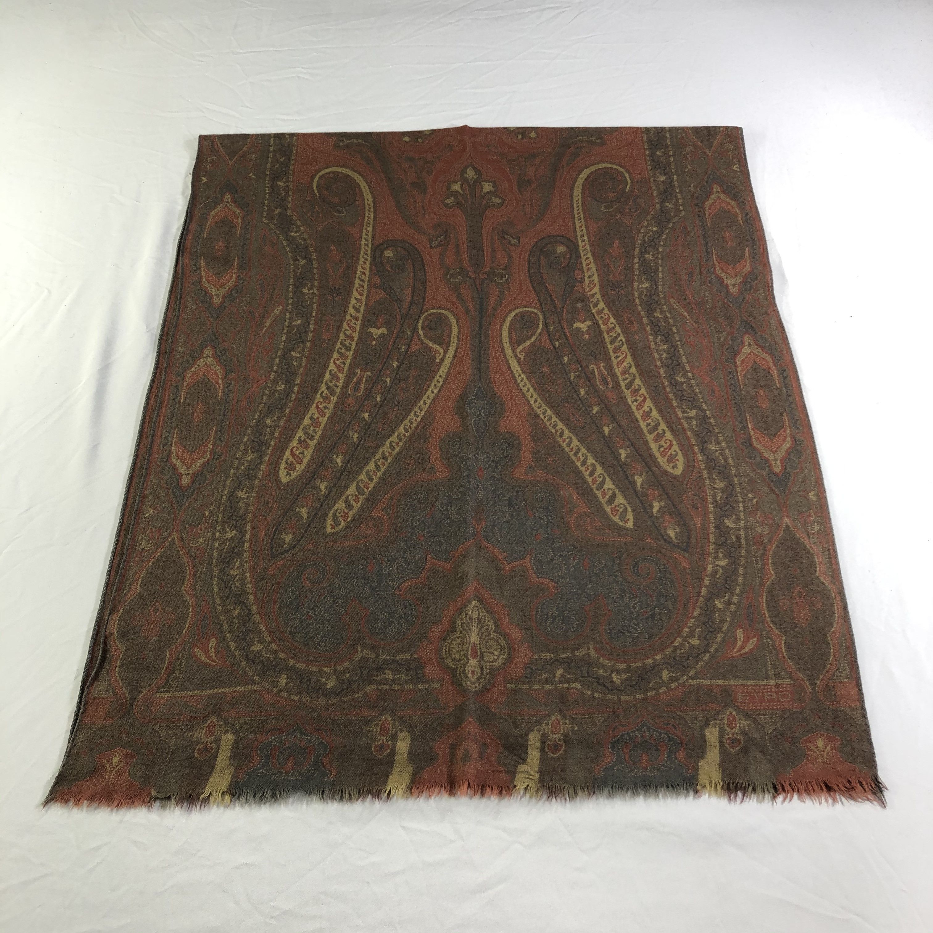 Etro Etro Paisley Silk/Wool Scarf Muffler Neckwear V2399 Size ONE SIZE - 2 Thumbnail