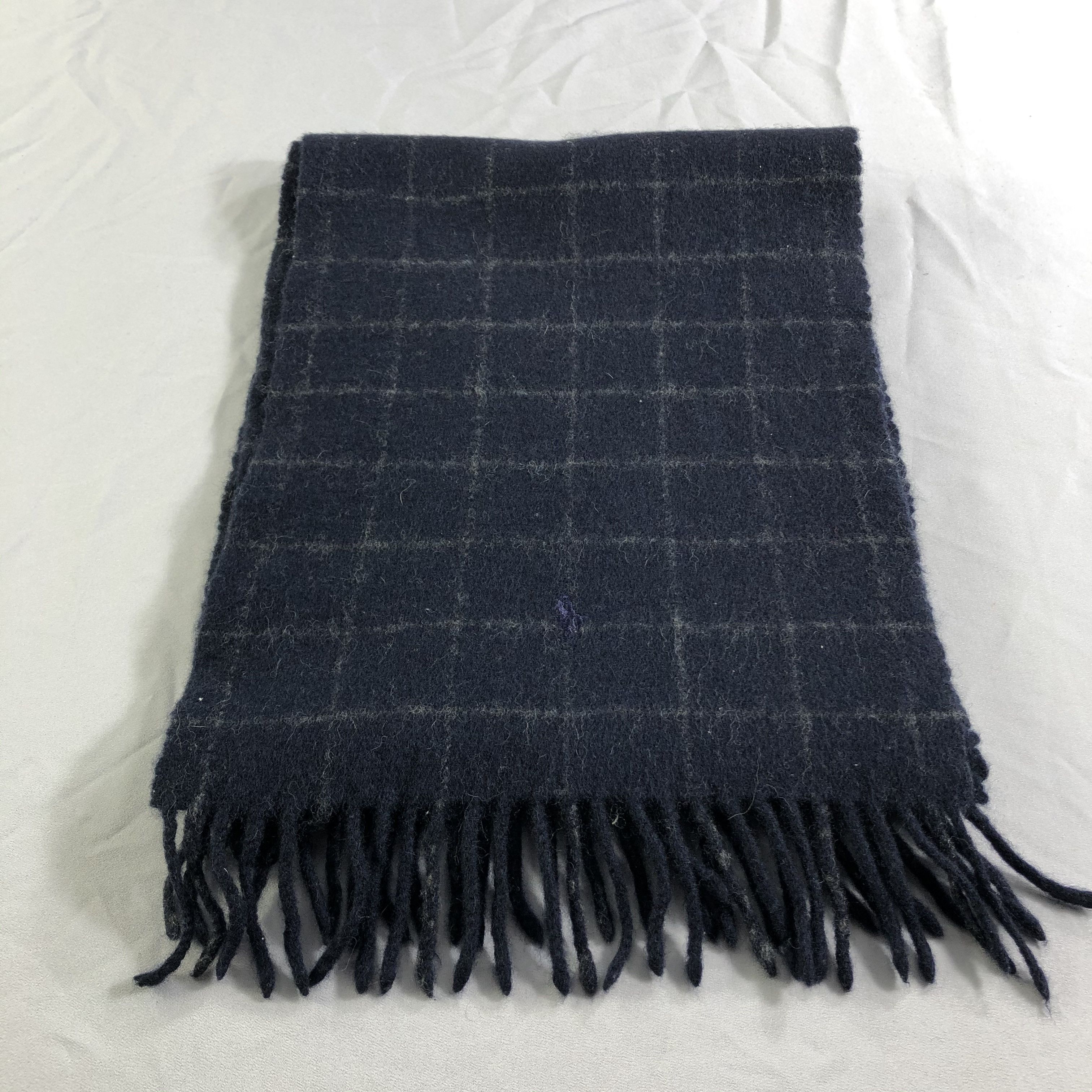 Polo Ralph Lauren Polo Ralph Lauren Wool Scarf Muffler Neckwear V2400 Size ONE SIZE - 3 Thumbnail