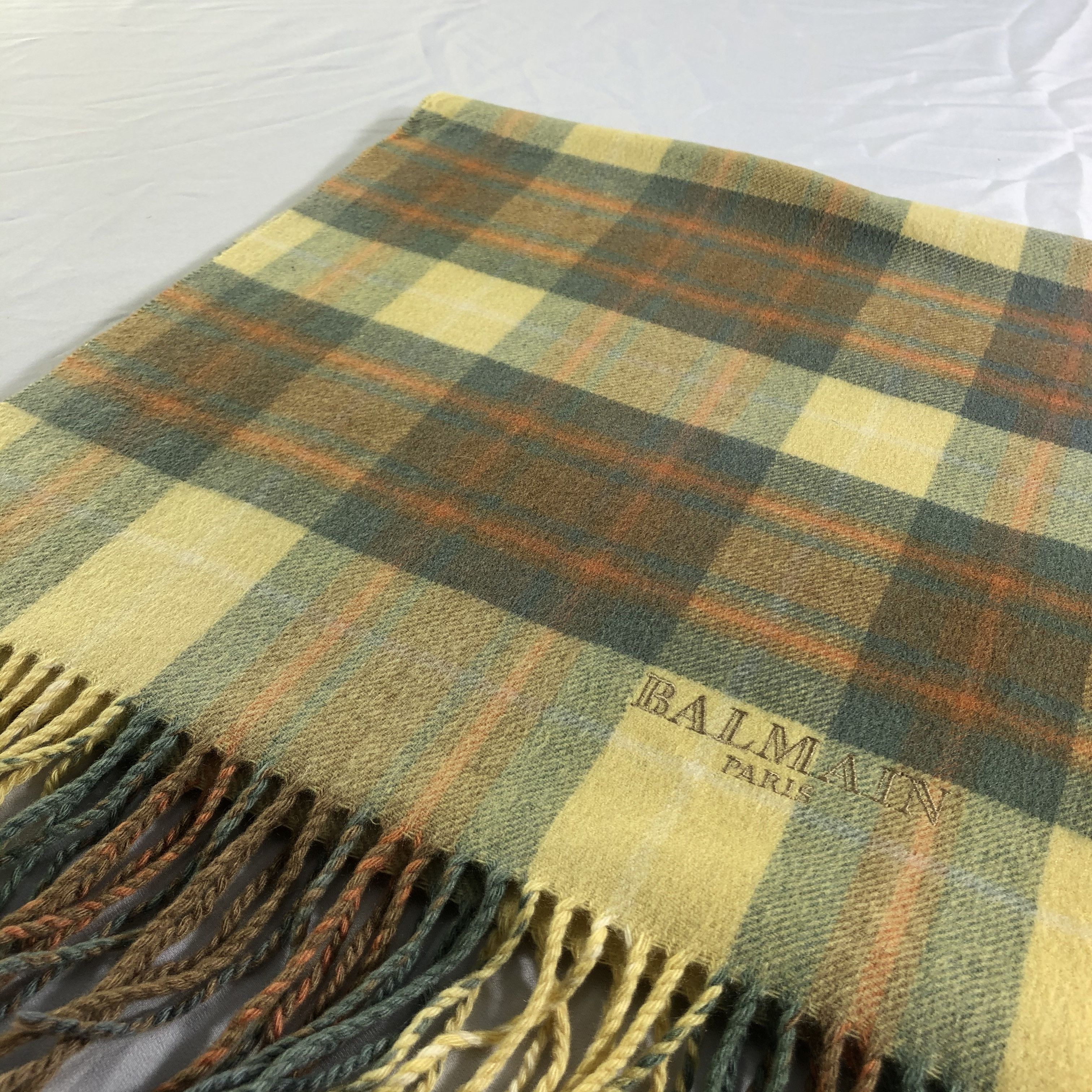 Pierre Balmain Balmain Paris Cashmere Scarf Muffler Neckwear V2403 Size ONE SIZE - 3 Thumbnail