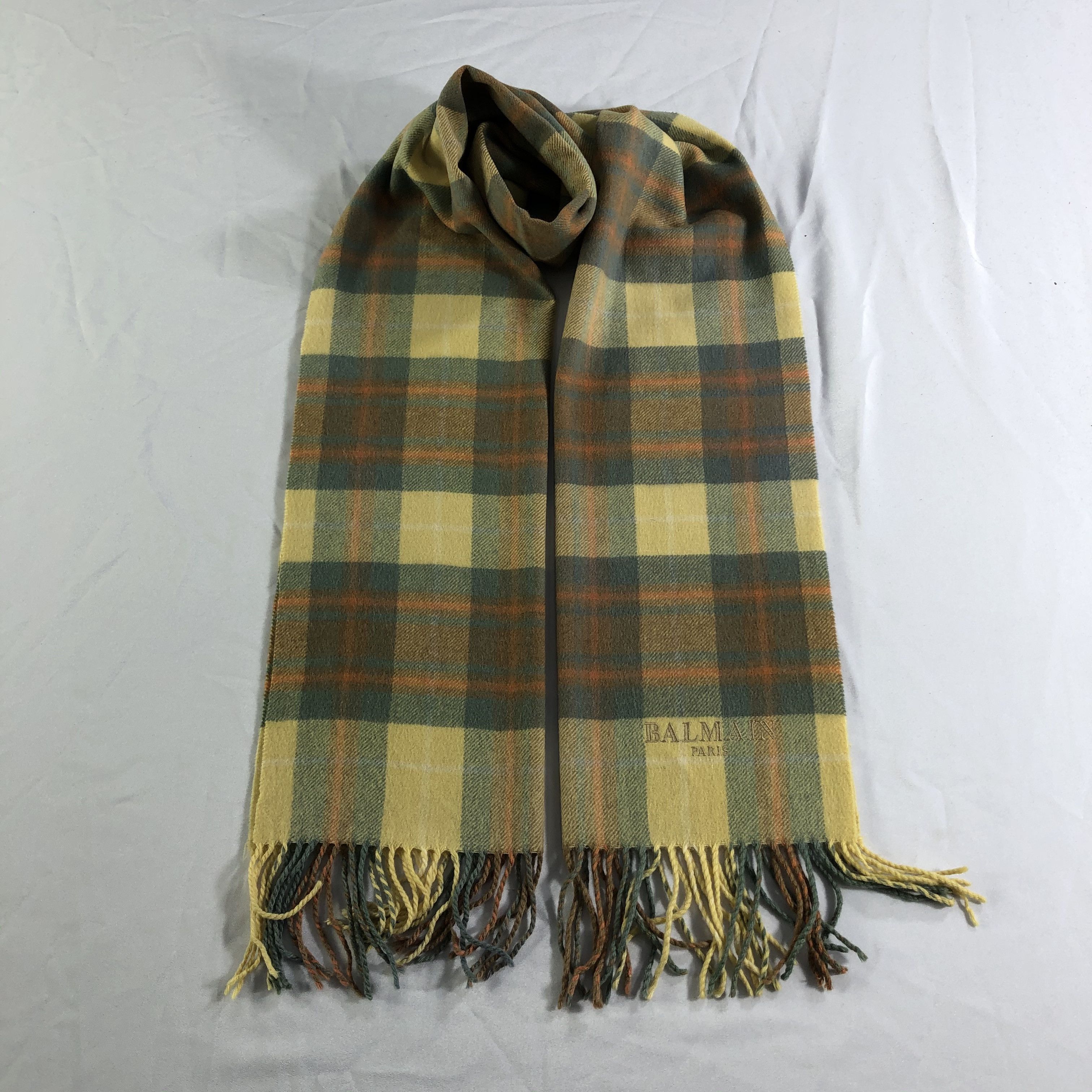Pierre Balmain Balmain Paris Cashmere Scarf Muffler Neckwear V2403 Size ONE SIZE - 1 Thumbnail