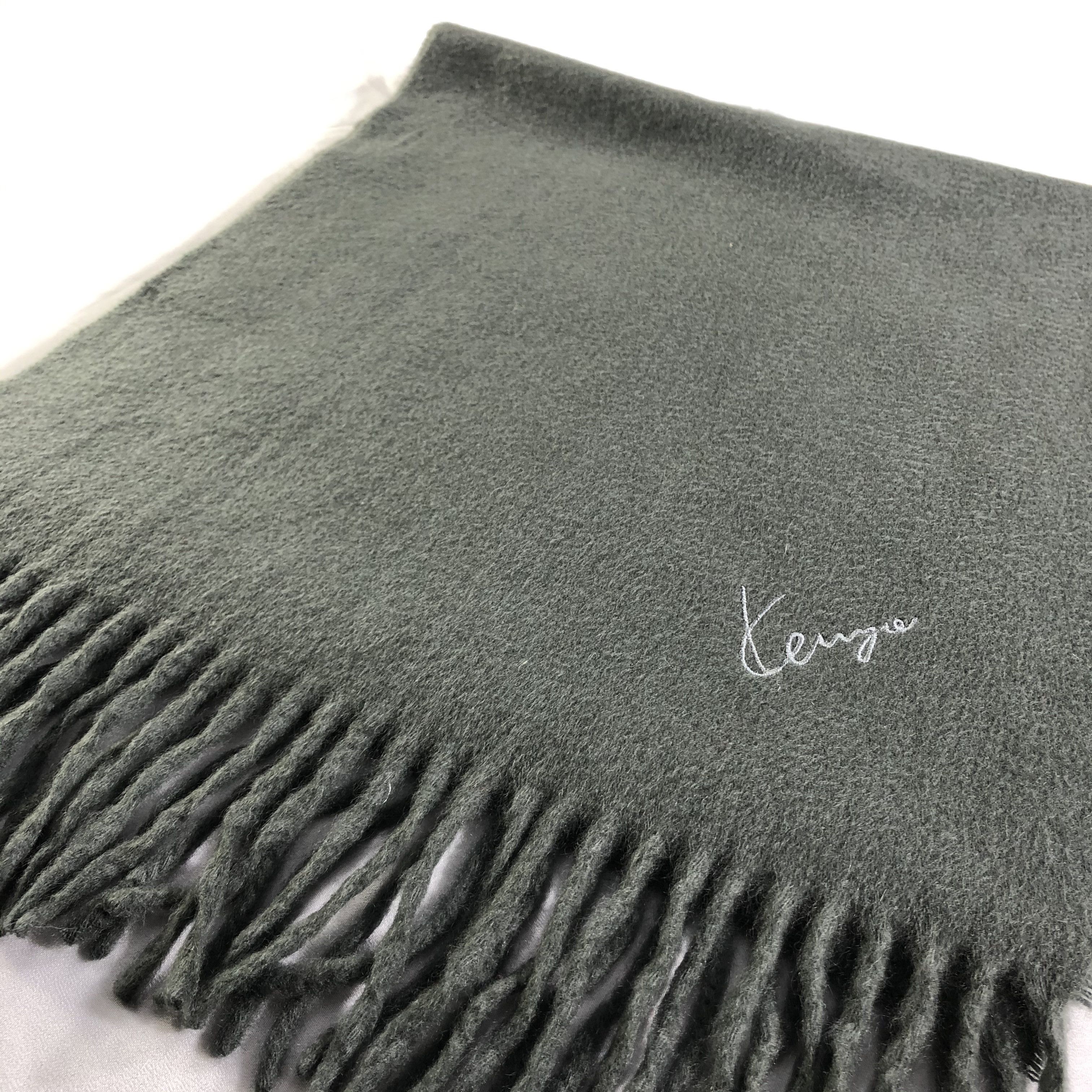 Kenzo Kenzo Cashmere Scarf Muffler Neckwear V2419 Size ONE SIZE - 2 Thumbnail