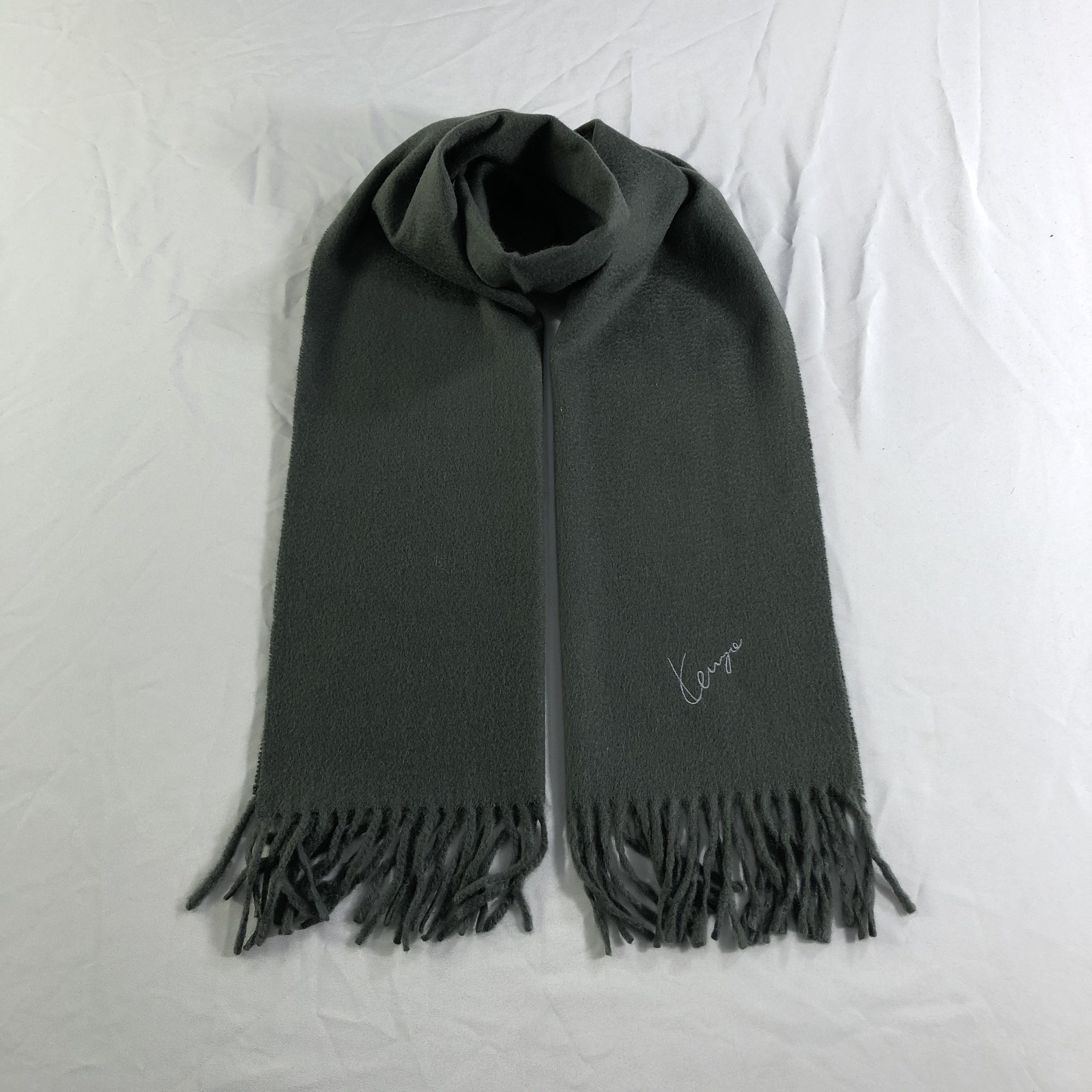 Kenzo Kenzo Cashmere Scarf Muffler Neckwear V2419 Size ONE SIZE - 1 Thumbnail