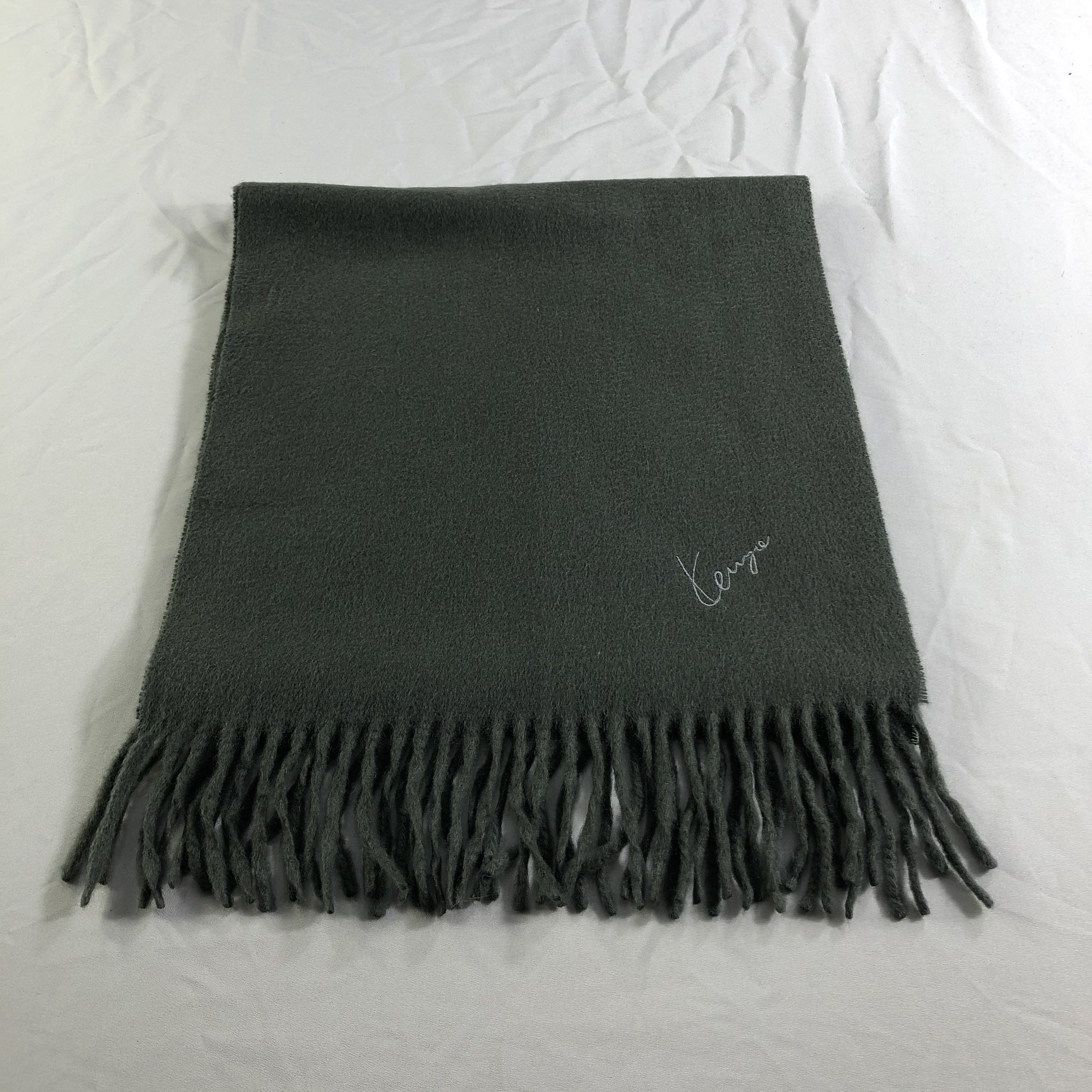 Kenzo Kenzo Cashmere Scarf Muffler Neckwear V2419 Size ONE SIZE - 3 Thumbnail