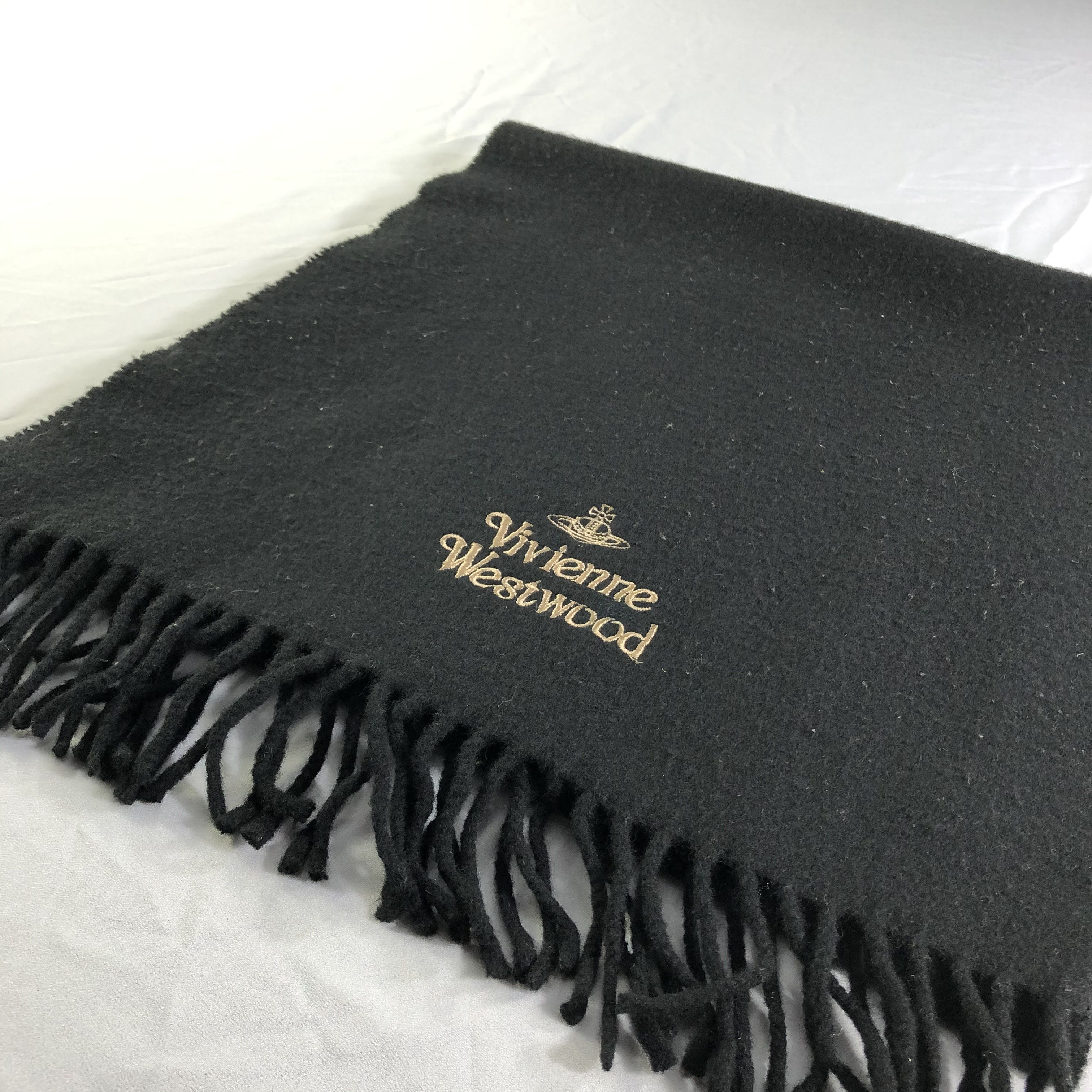 Vivienne Westwood Vivienne Westwood Plain Wool Scarf Muffler Neckwear V2421 Size ONE SIZE - 3 Thumbnail