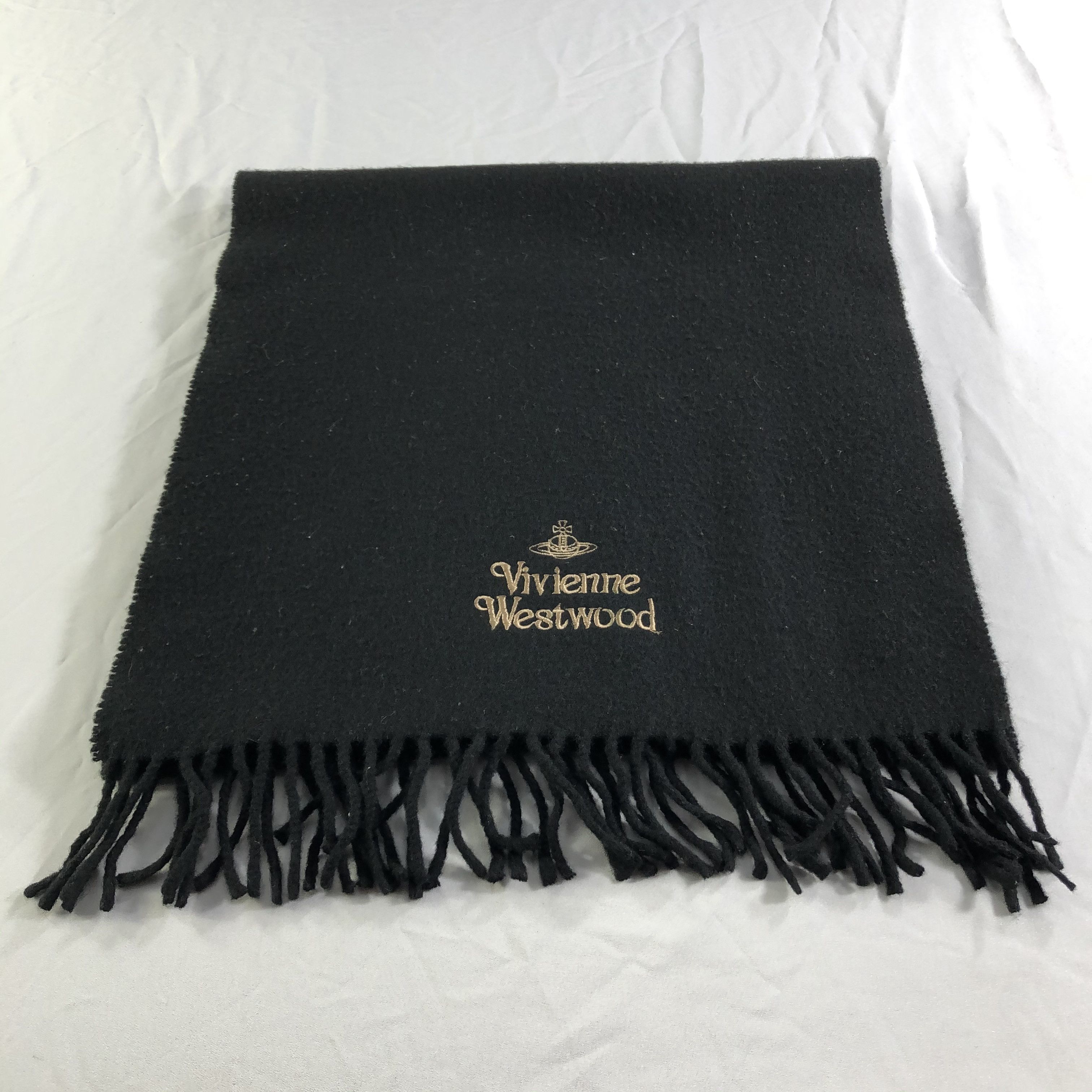 Vivienne Westwood Vivienne Westwood Plain Wool Scarf Muffler Neckwear V2421 Size ONE SIZE - 2 Thumbnail