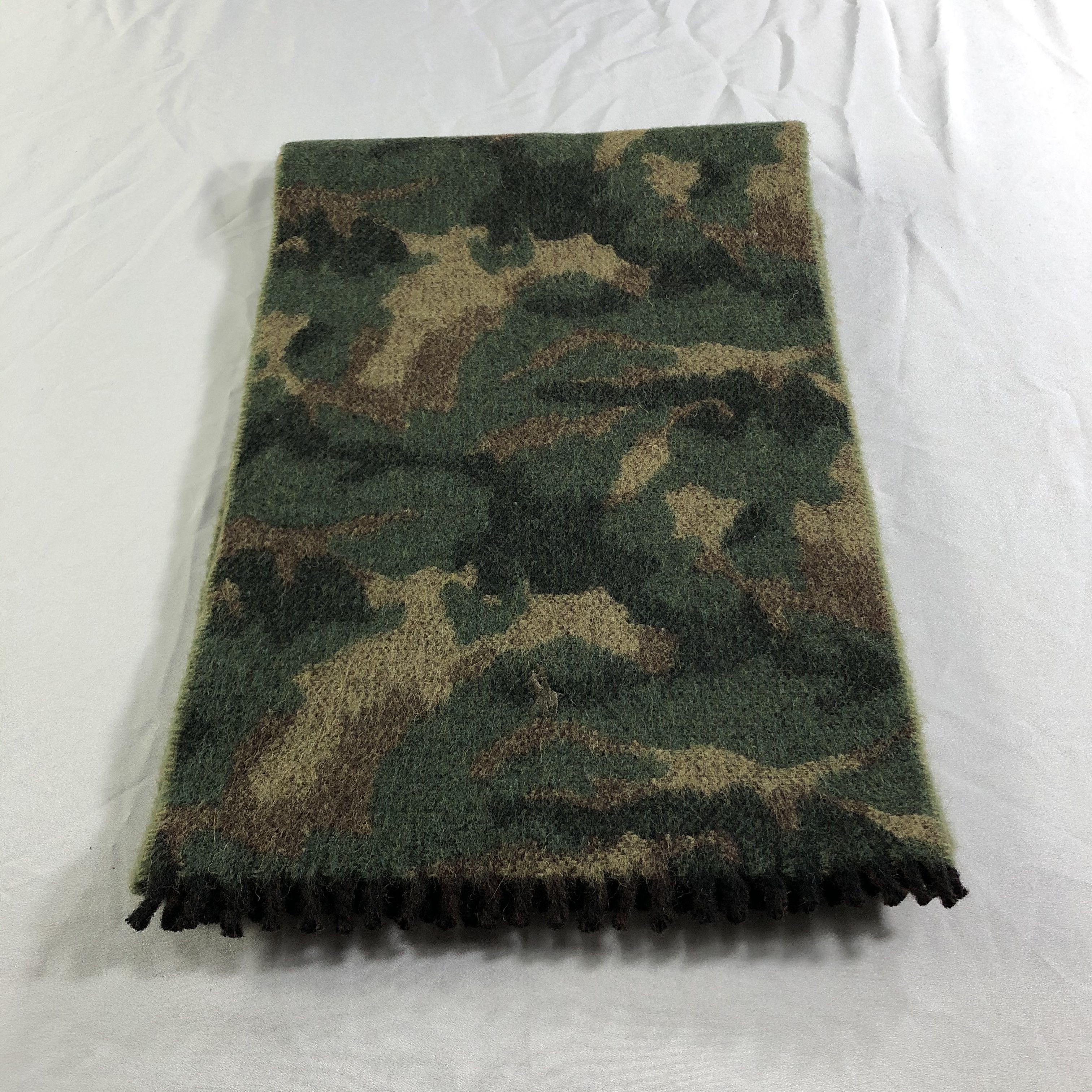 Polo Ralph Lauren Polo Ralph Lauren Camo Wool Scarf Muffler Neckwear V2422 Size ONE SIZE - 4 Thumbnail