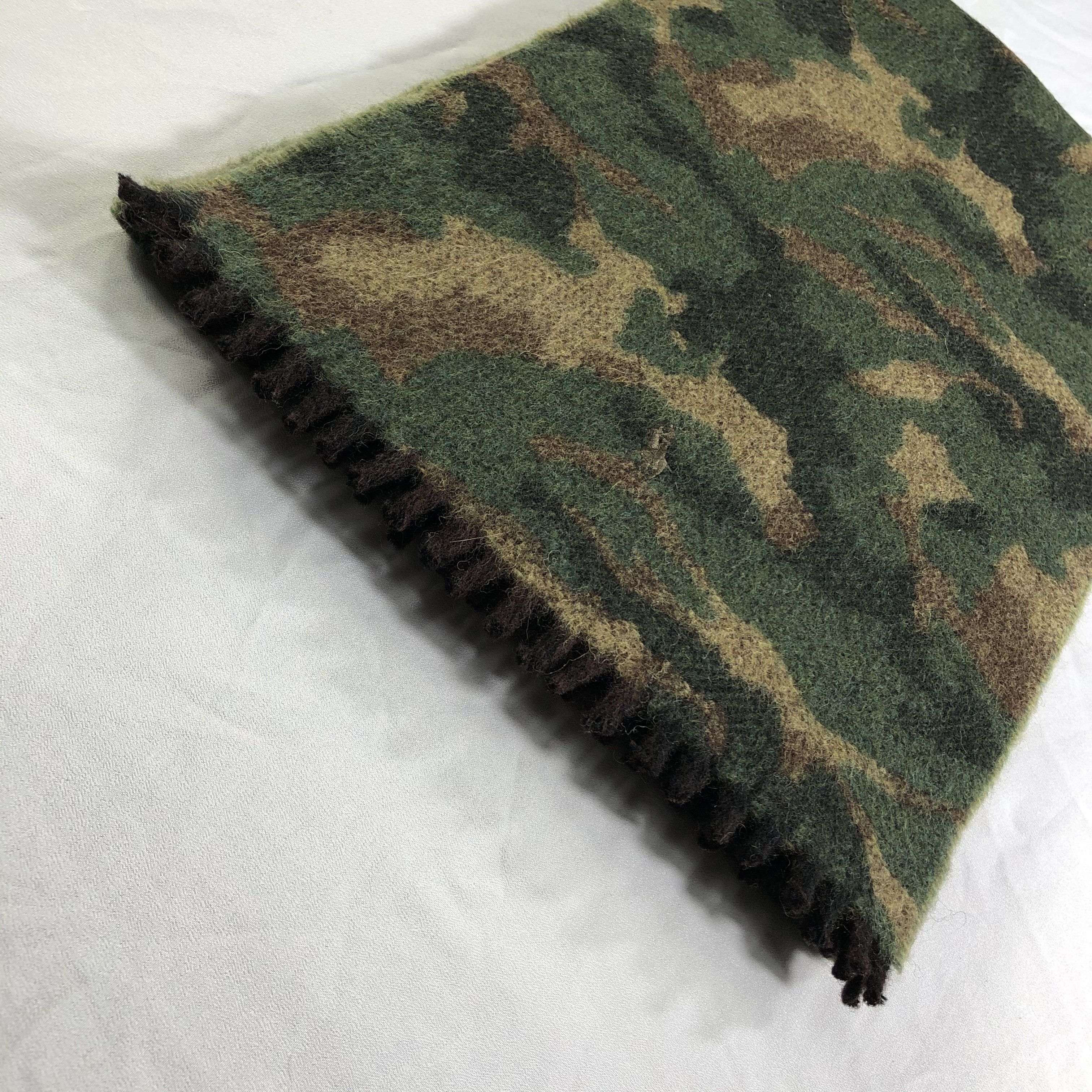Polo Ralph Lauren Polo Ralph Lauren Camo Wool Scarf Muffler Neckwear V2422 Size ONE SIZE - 8 Thumbnail