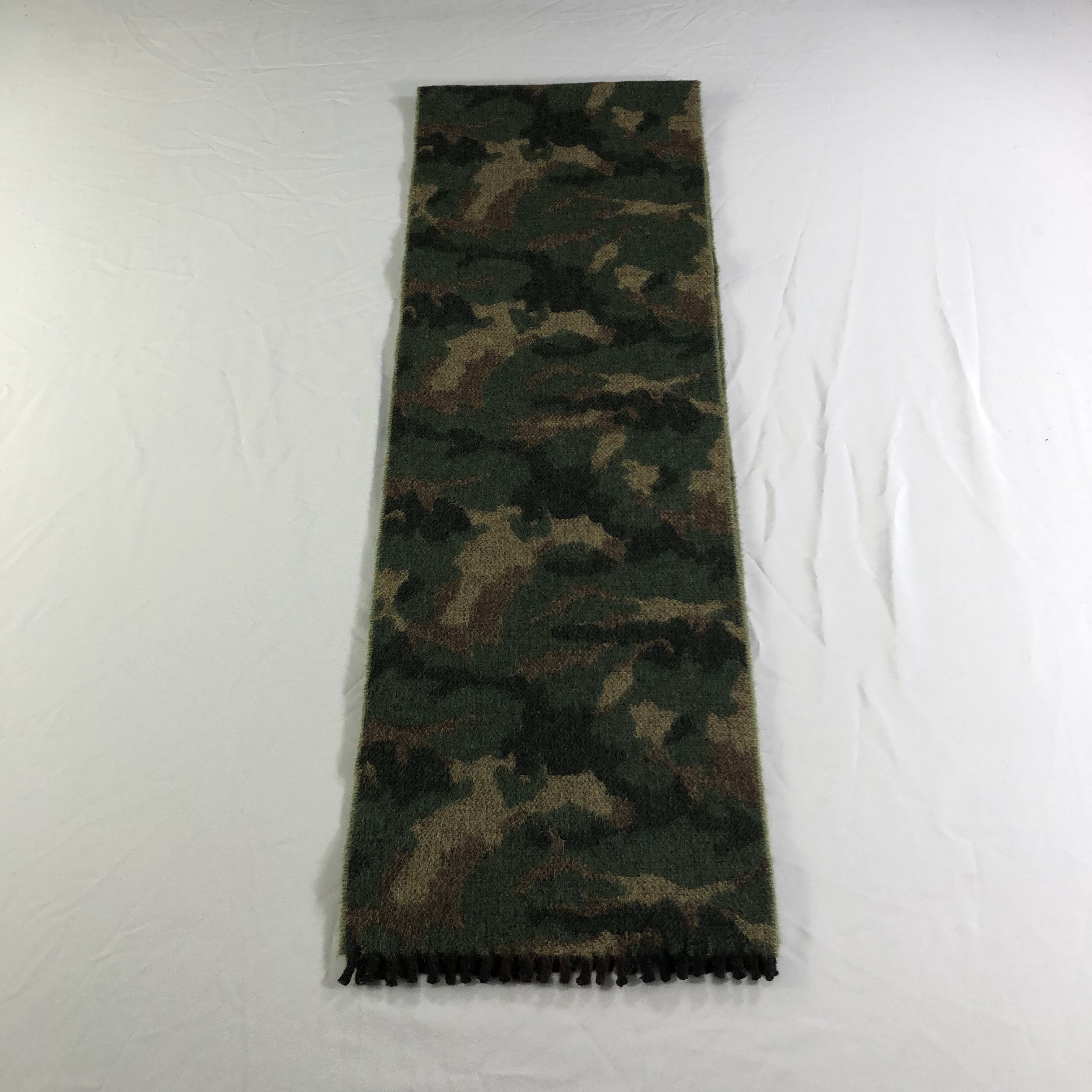 Polo Ralph Lauren Polo Ralph Lauren Camo Wool Scarf Muffler Neckwear V2422 Size ONE SIZE - 3 Thumbnail