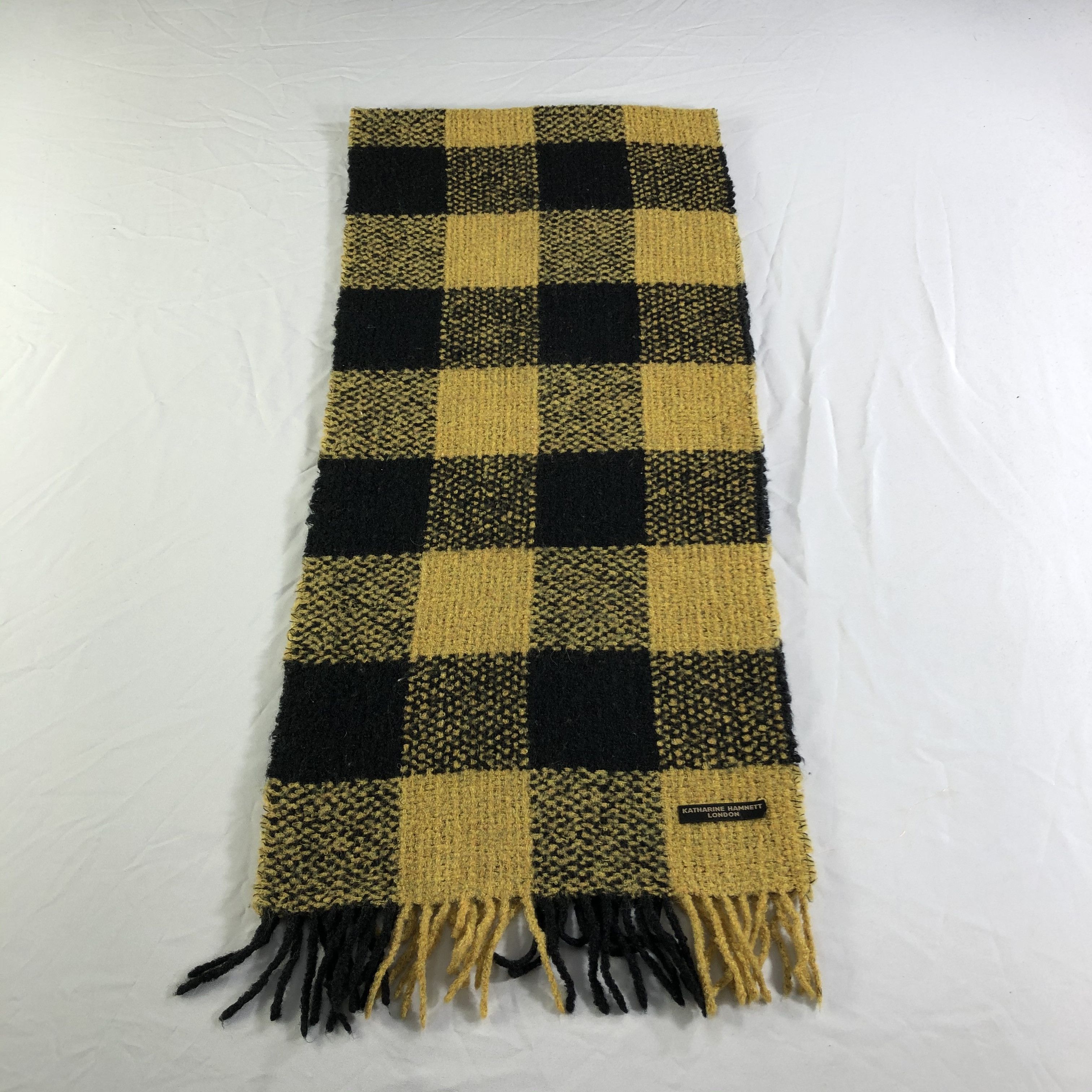 Katharine Hamnett London Katharine Hamnett Wool Scarf Muffler Neckwear V2429 Size ONE SIZE - 2 Thumbnail