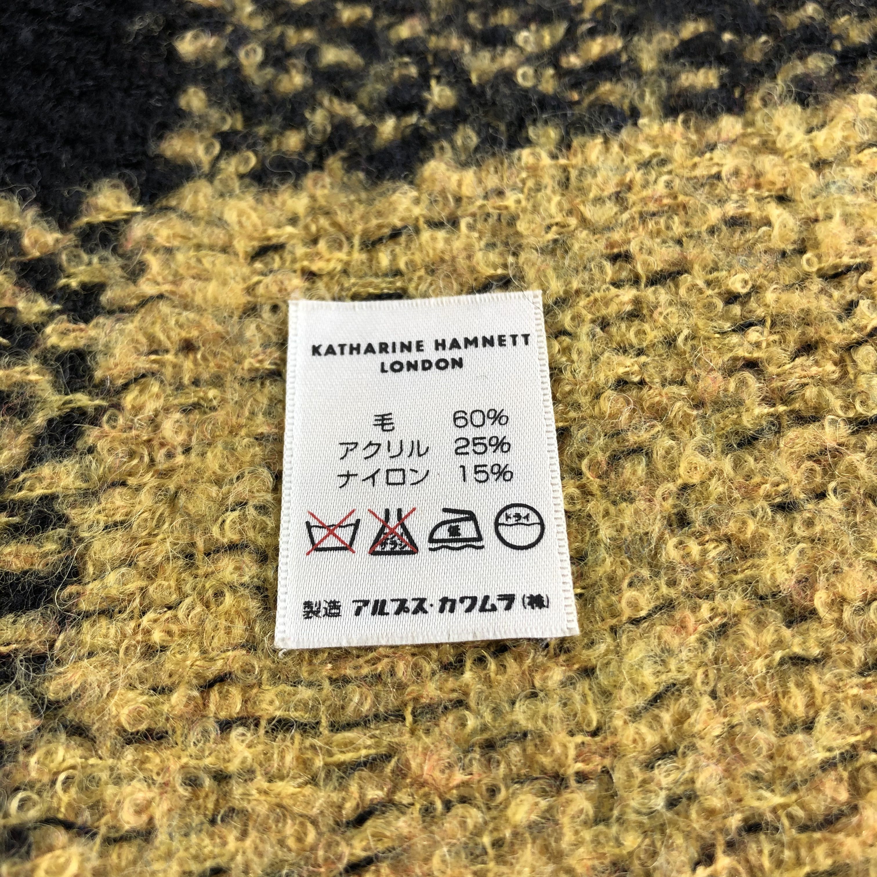 Katharine Hamnett London Katharine Hamnett Wool Scarf Muffler Neckwear V2429 Size ONE SIZE - 6 Thumbnail