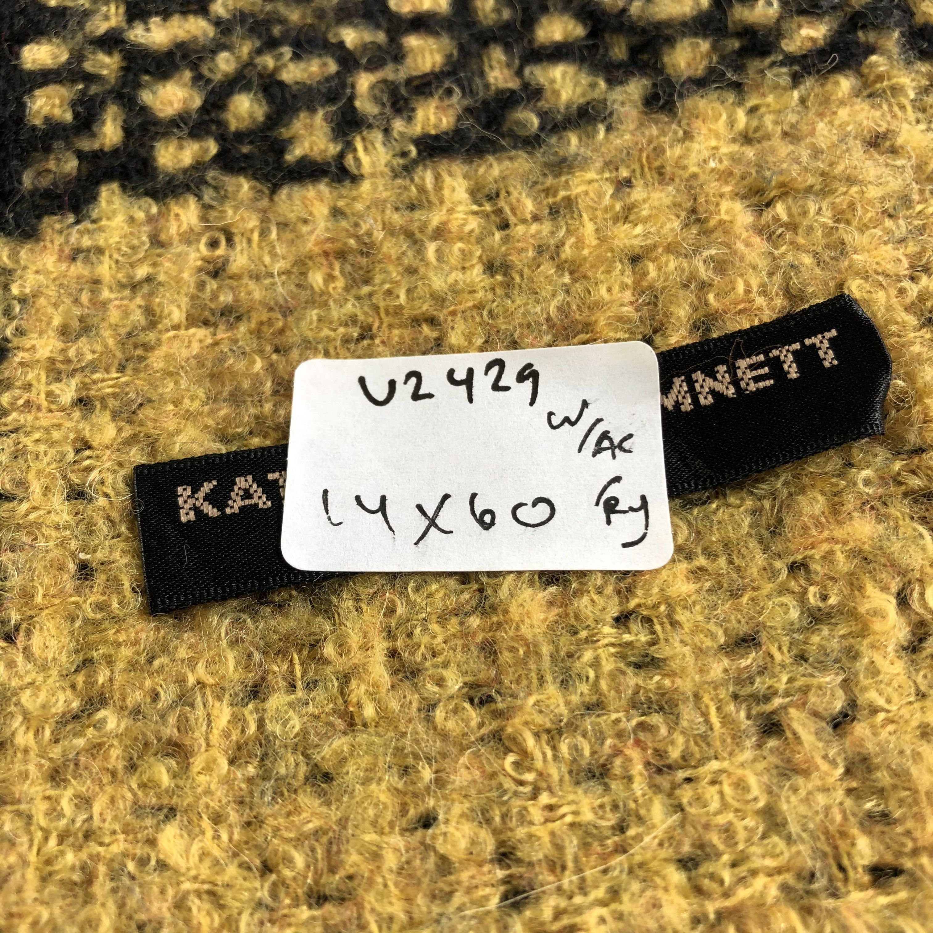 Katharine Hamnett London Katharine Hamnett Wool Scarf Muffler Neckwear V2429 Size ONE SIZE - 7 Thumbnail