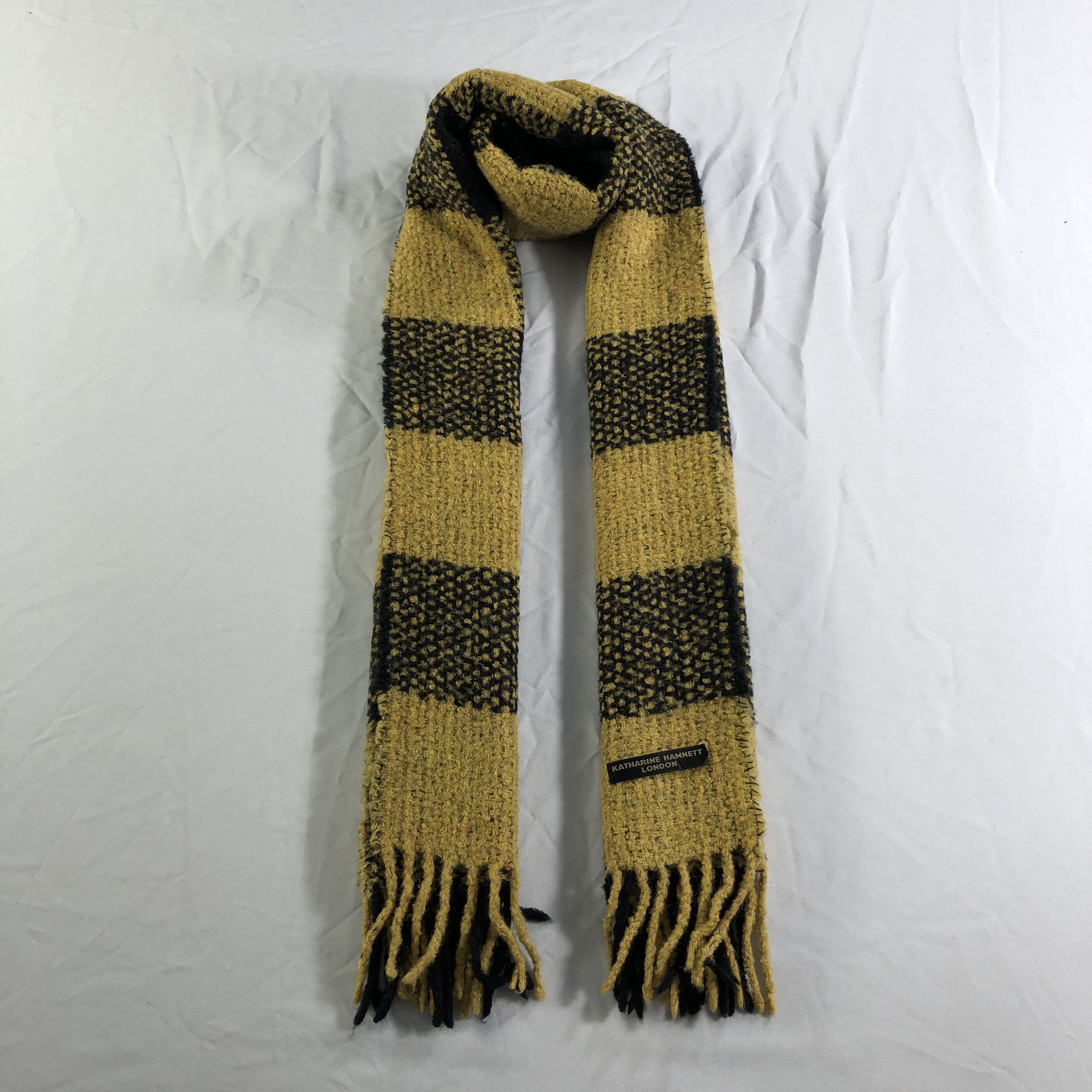 Katharine Hamnett London Katharine Hamnett Wool Scarf Muffler Neckwear V2429 Size ONE SIZE - 1 Thumbnail