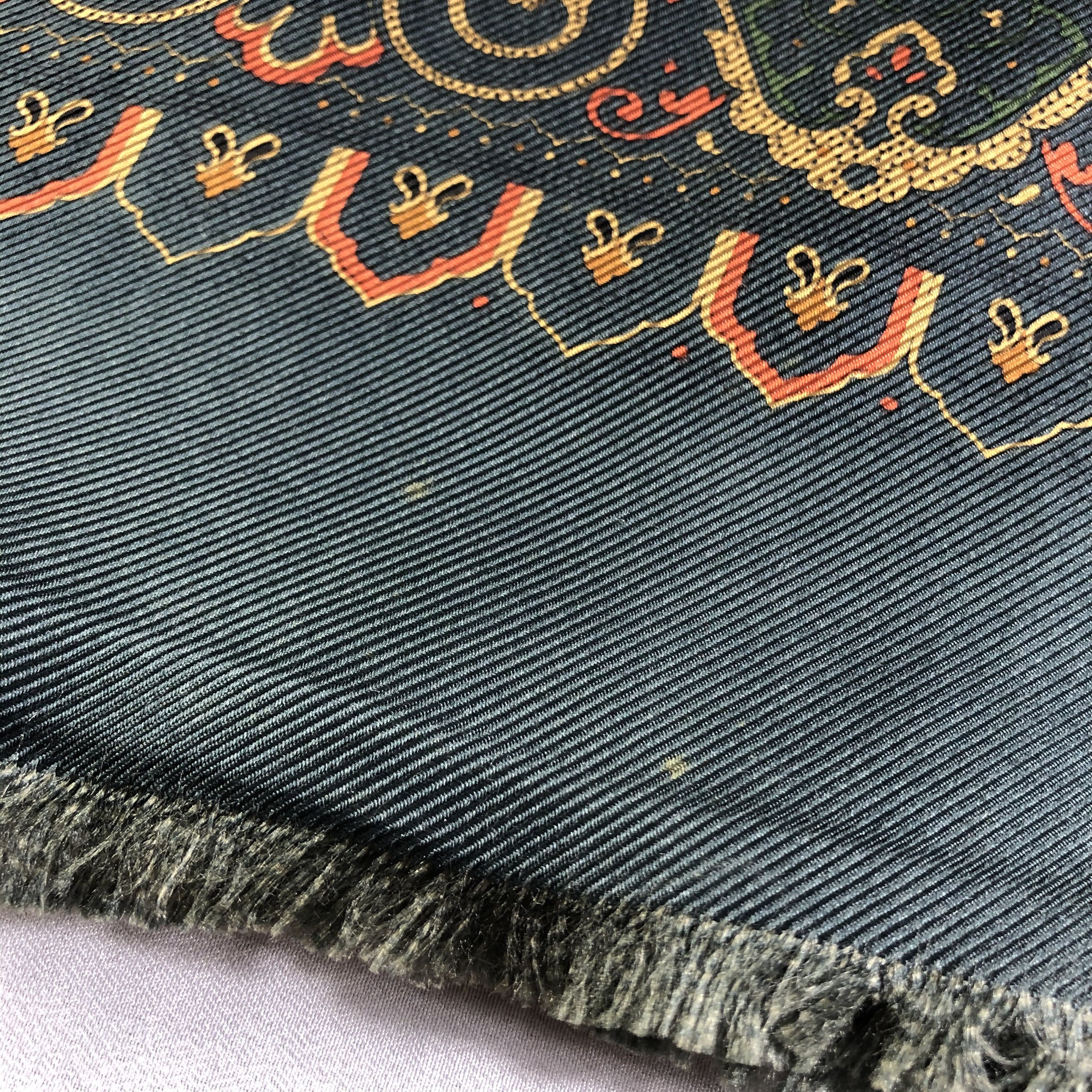 Vintage Luxury Design Silk/Wool Scarf Muffler Neckwear V2430 Size ONE SIZE - 9 Thumbnail